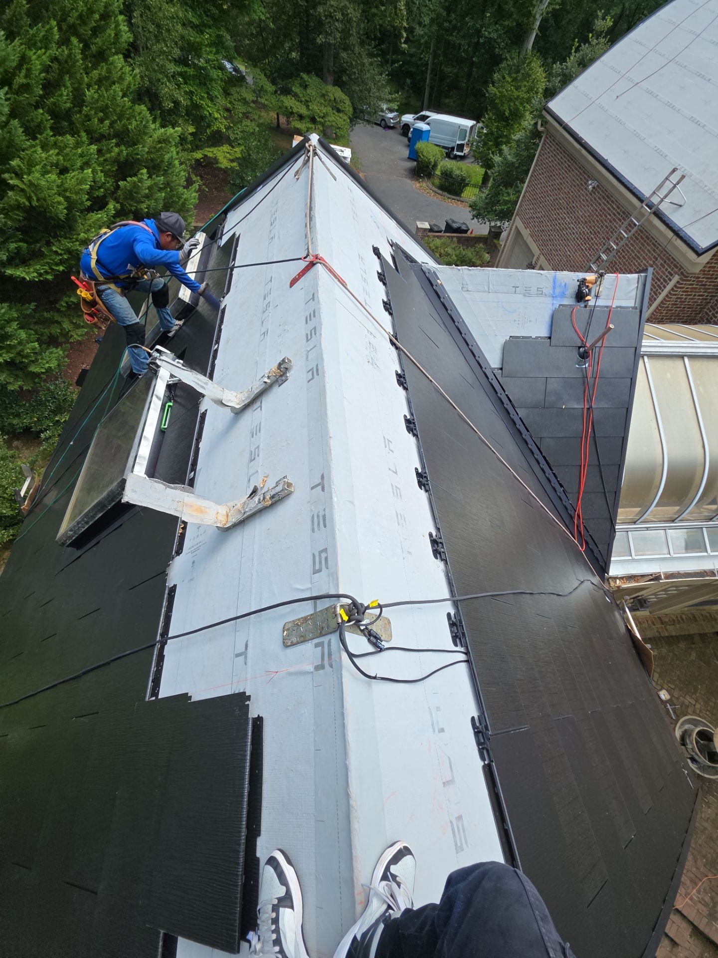 Extravagant Tesla Solar Roof in Maryland by American Home Contractors