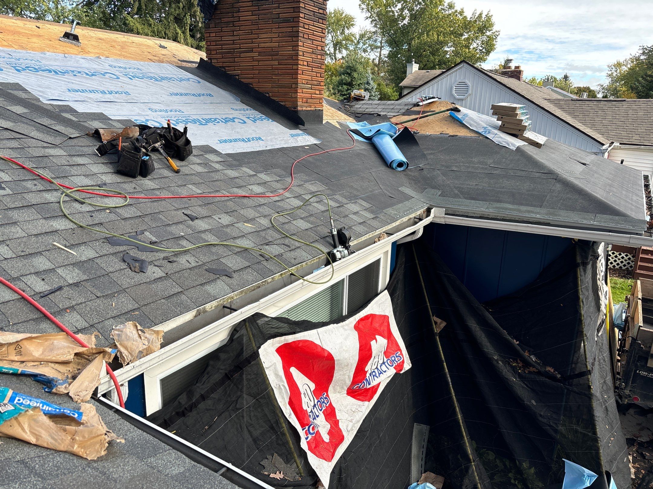 Roof Replacement using CertainTeed Landmark by 180 Contractors