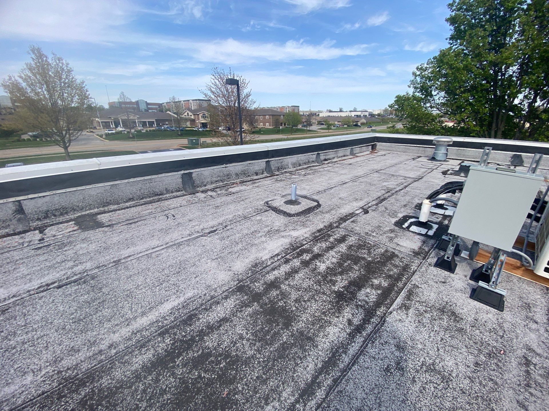 Commercial Roofing Install - SPF Foam & Coatings Restoration & EPDM System - Color White  by Titan Commercial & Residential Roofing 