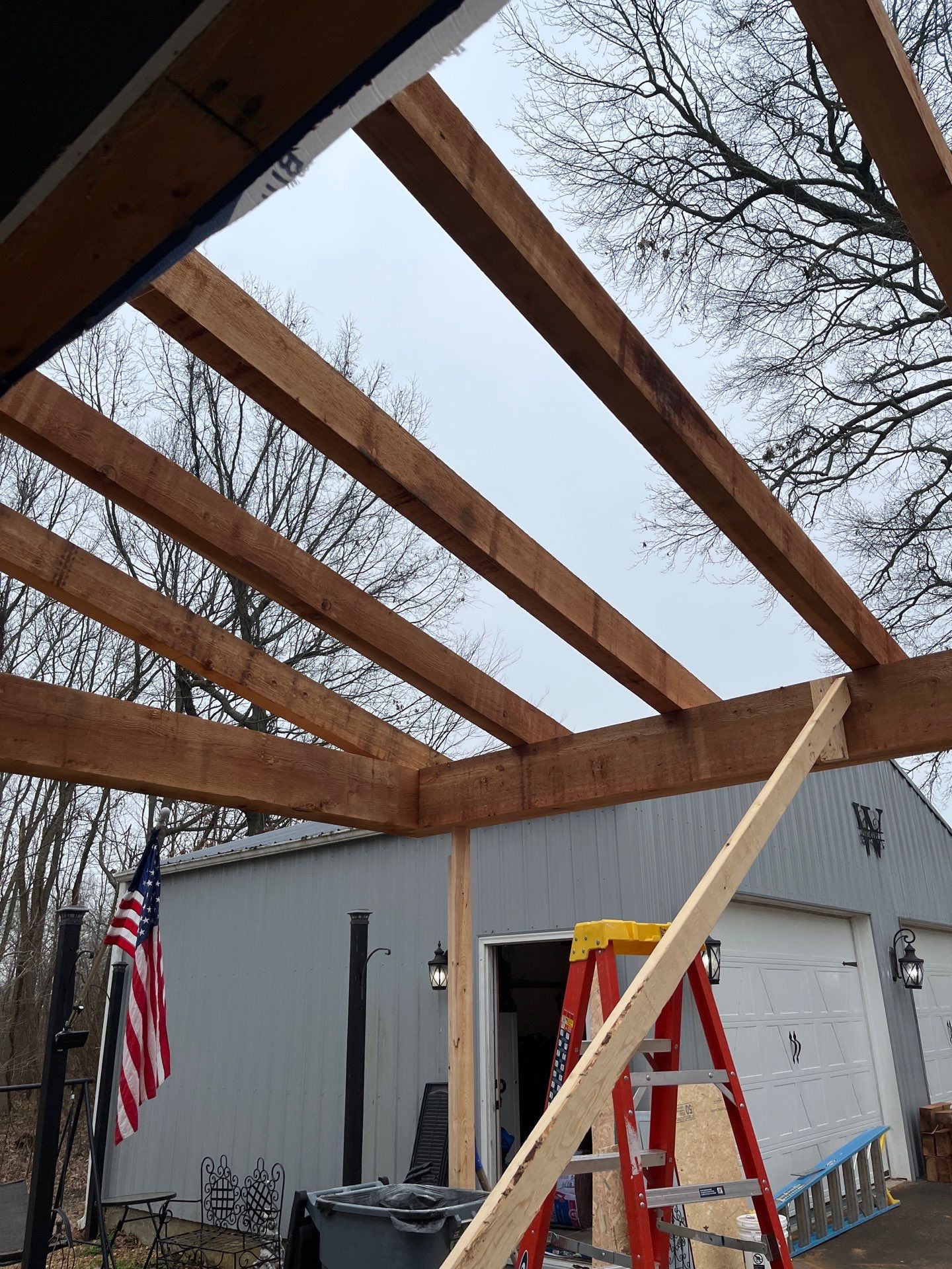 Garage Remodel And added Porch by Skilled Construction LLC