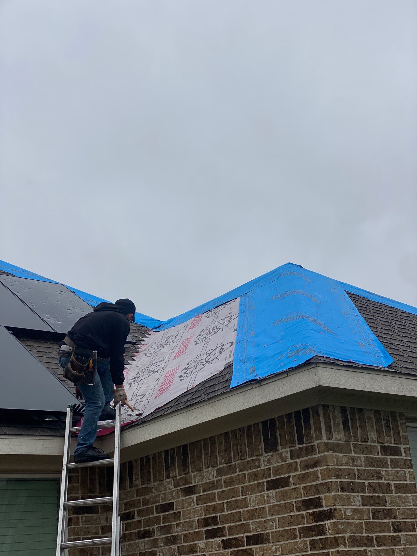 Hail Damage using Owen's Corning Duration (Lifetime) Shingles by Roof Repair Services LLC