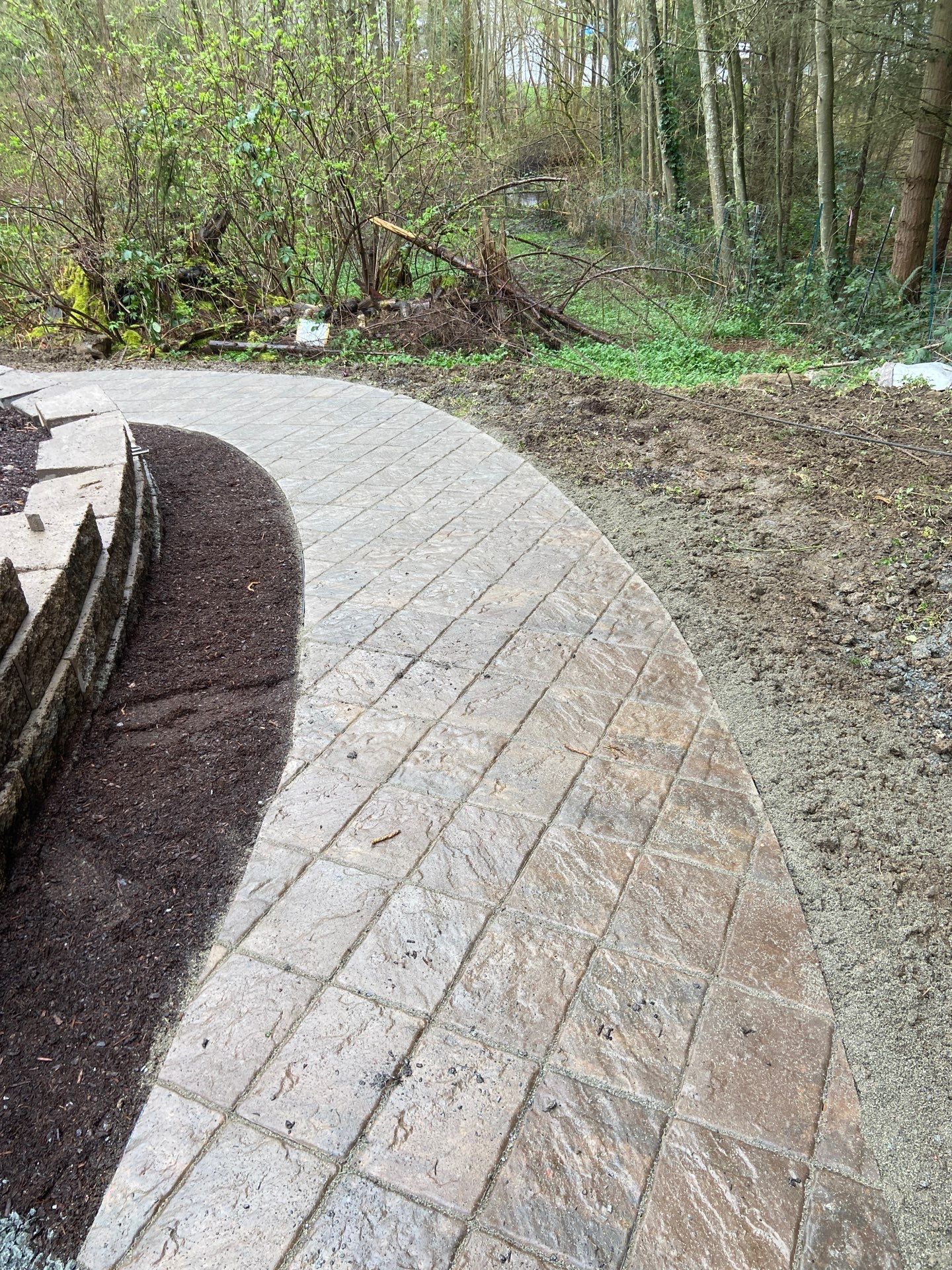 Retaining Wall and Backyard Renovation | Everett  by Jireh Asphalt & Concrete Inc 