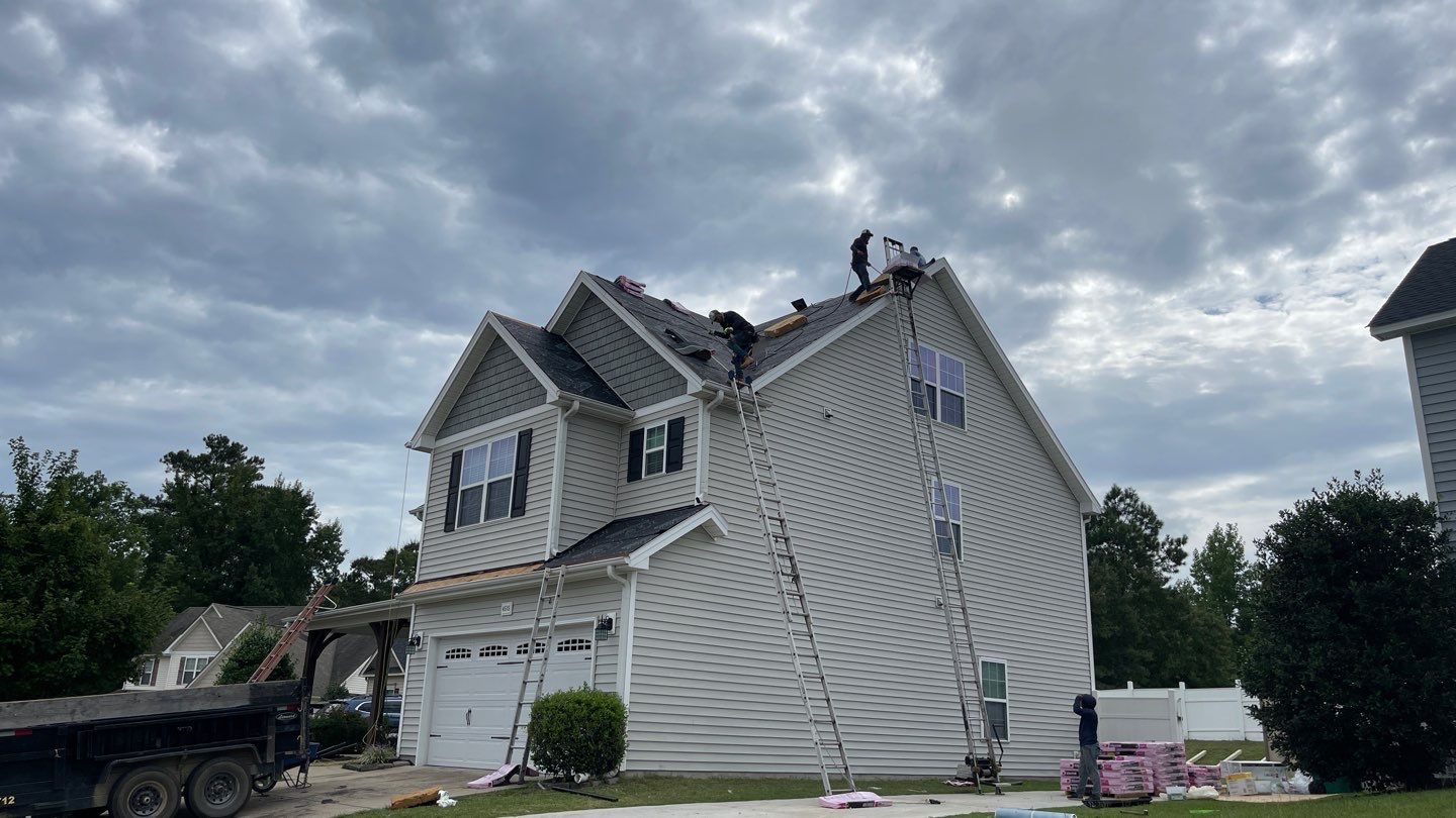 Residential Roofing Installation using Owens Corning by Karcher Roofing & Construction