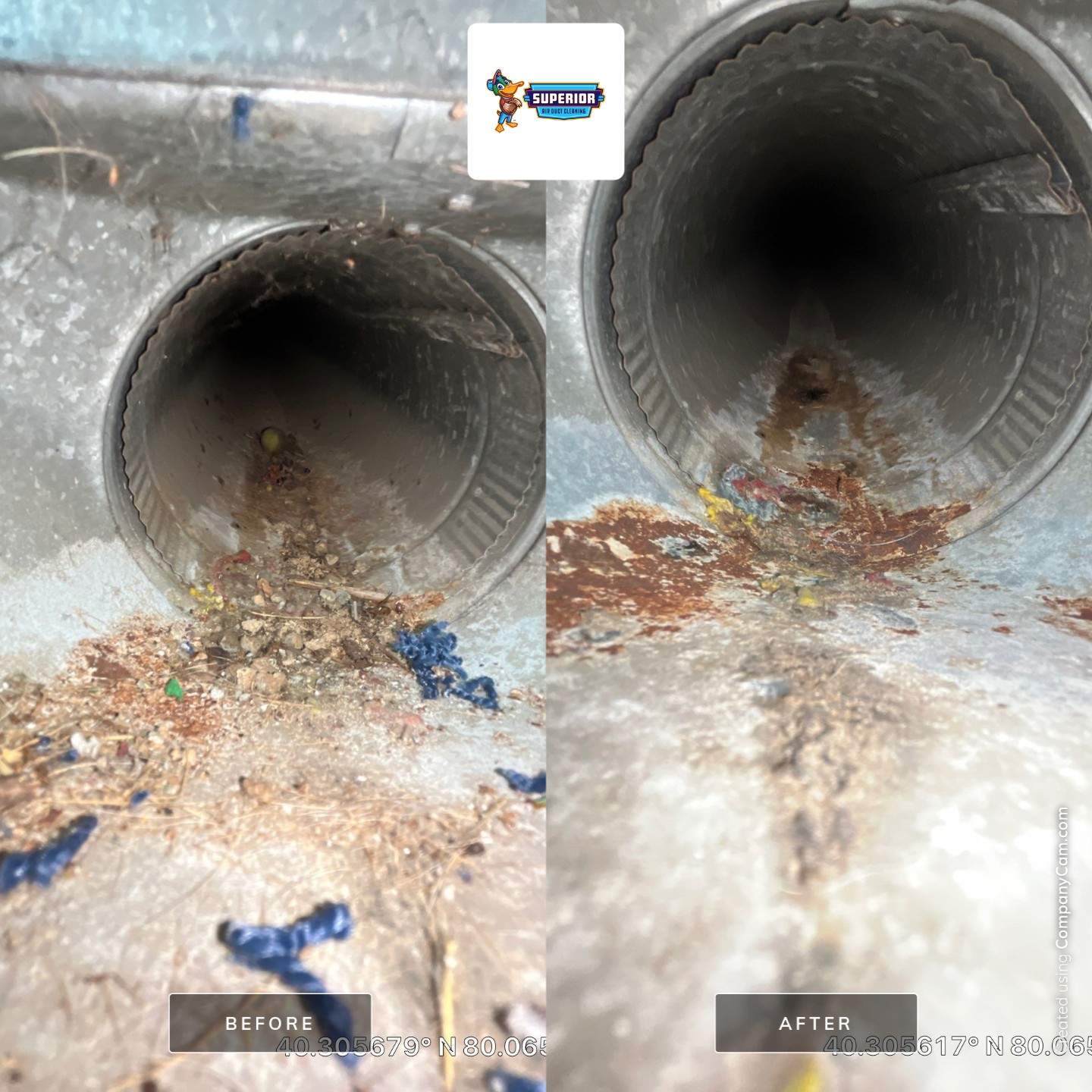 Air Duct & Dryer Vent Cleaning With a Vacuum Truck in Bethel Park, PA by Superior Air Duct Cleaning