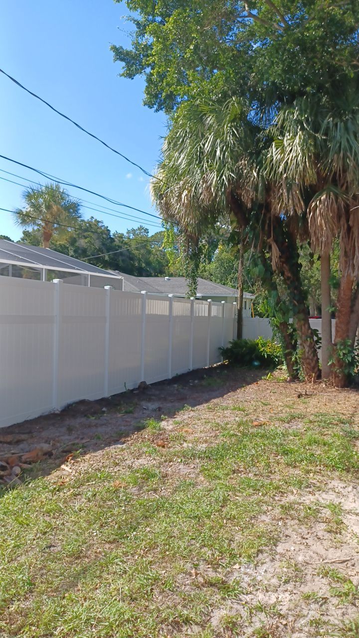 Venice, FL 6ft. Tall White Vinyl Privacy Fence  by Asap fence and gates, LLC