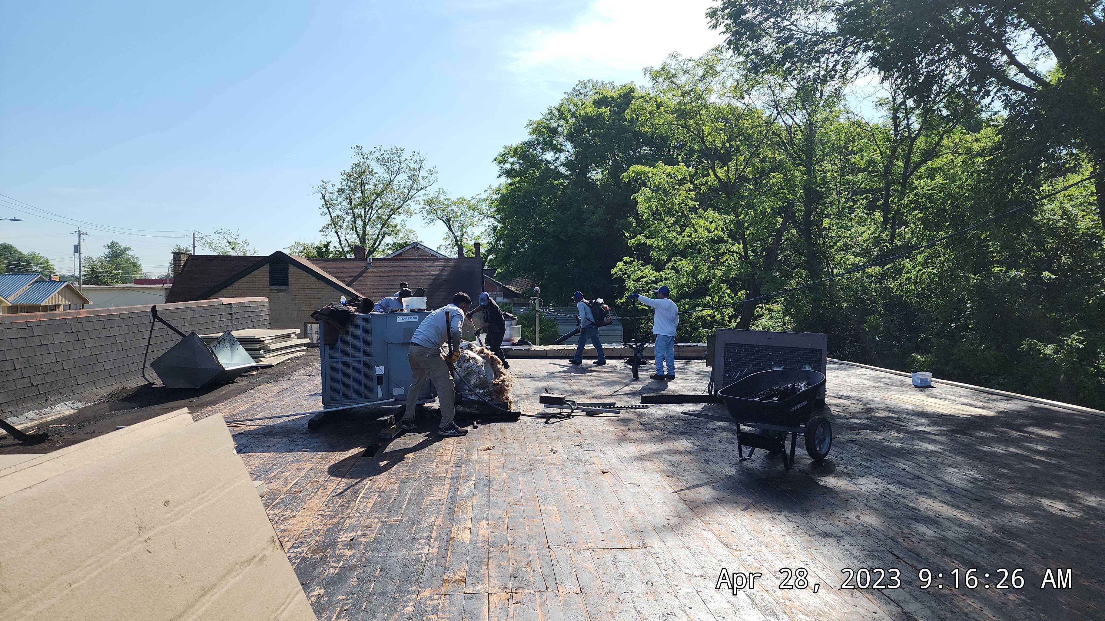 Store Building in Hope by Hostetler Roofing
