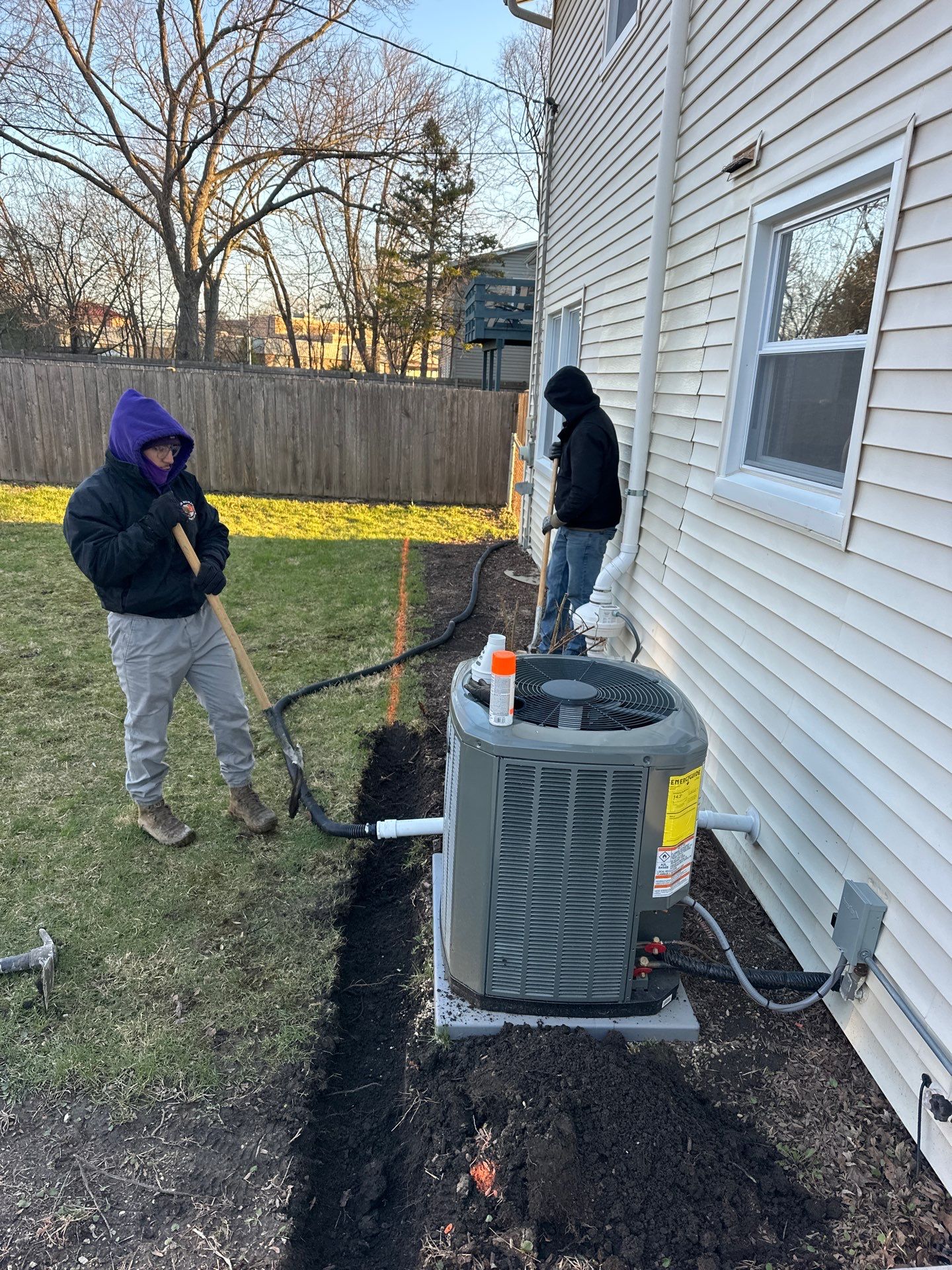 French drain and Sump pump reroute to flo well by A&N
