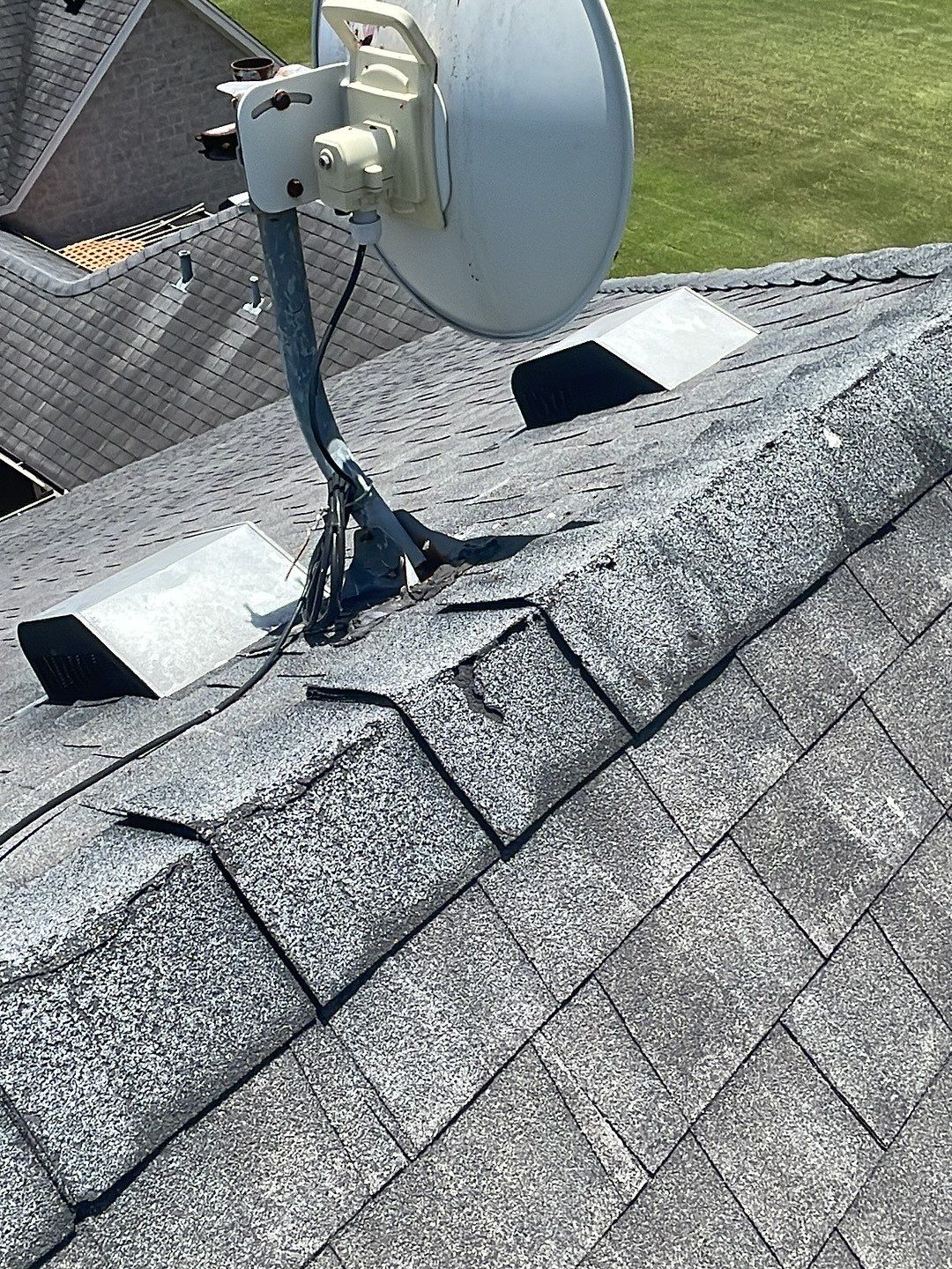 Residential Roofing Installation using GAF HDZ Barkwood by Lighthouse Roofing