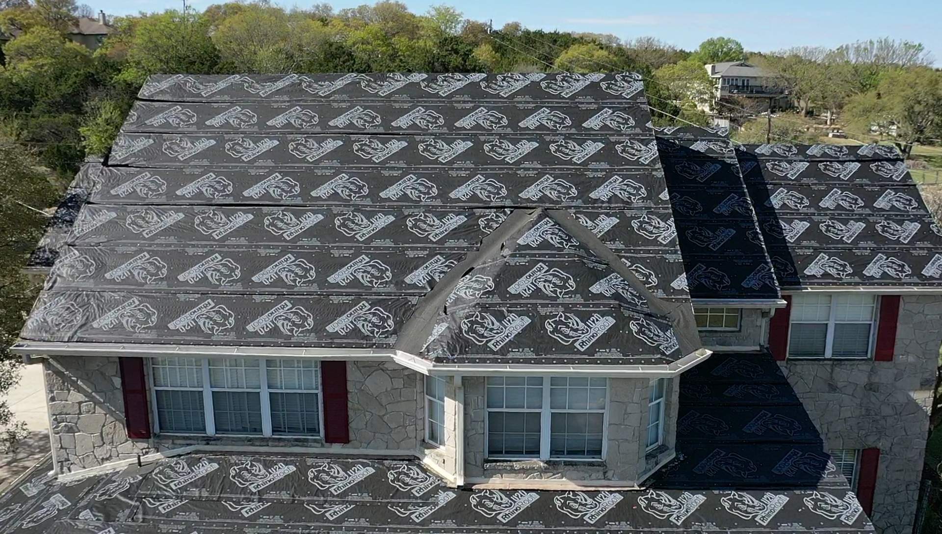 Residential Metal Roof Installation using McElroy Metal by Premier Roofing and Contracting