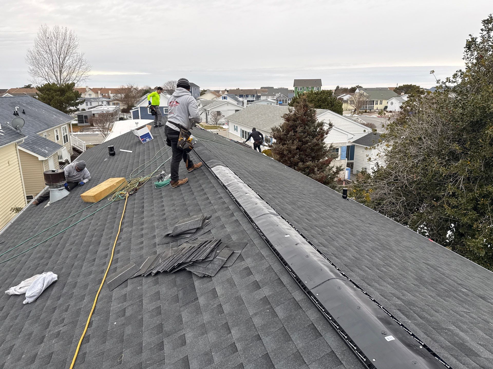 Residential Roofing Installation using GAF Timberline HDZ by Matter Construction, LLC