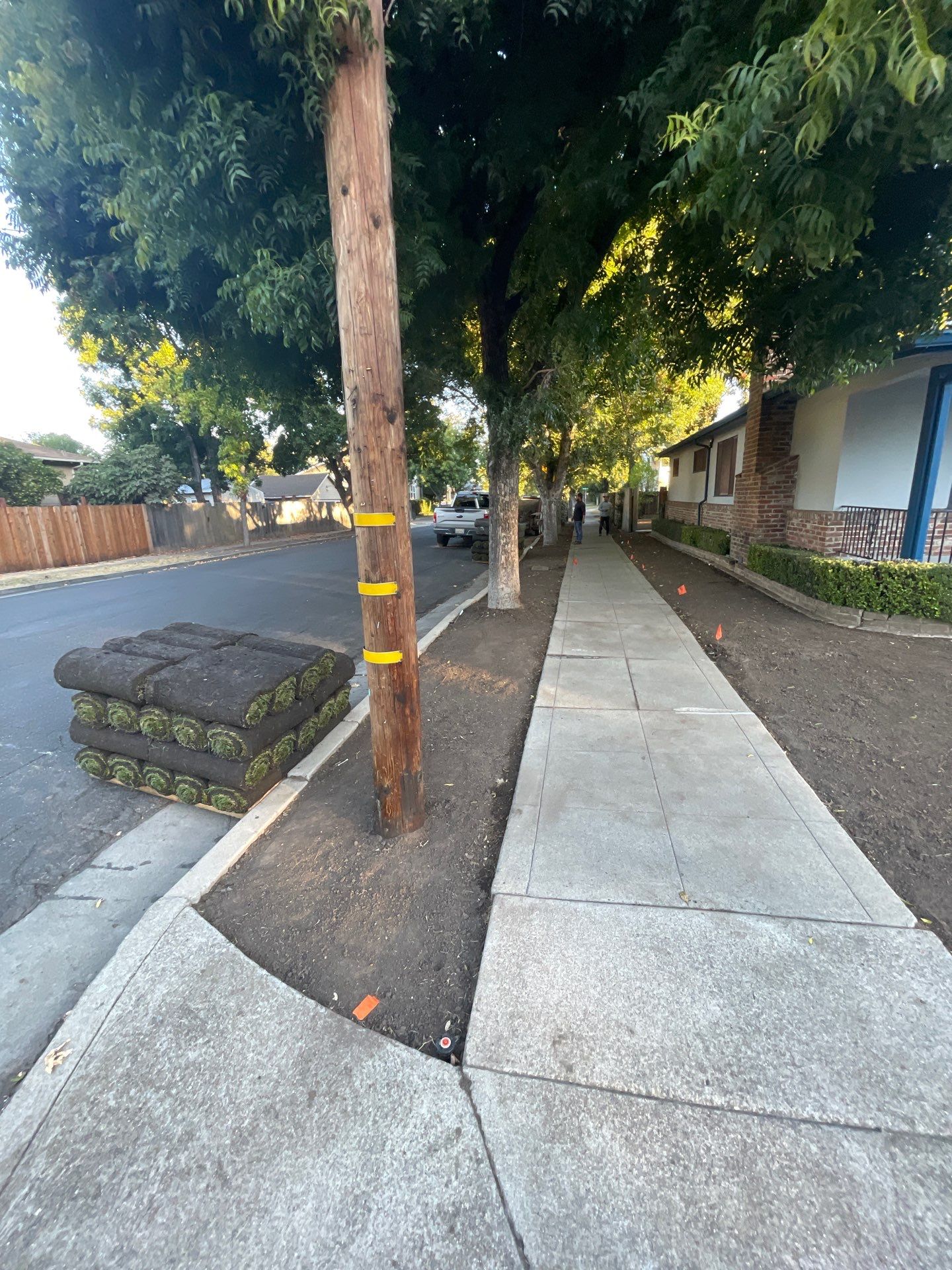 Project in Stockton by A - G Sod Farms