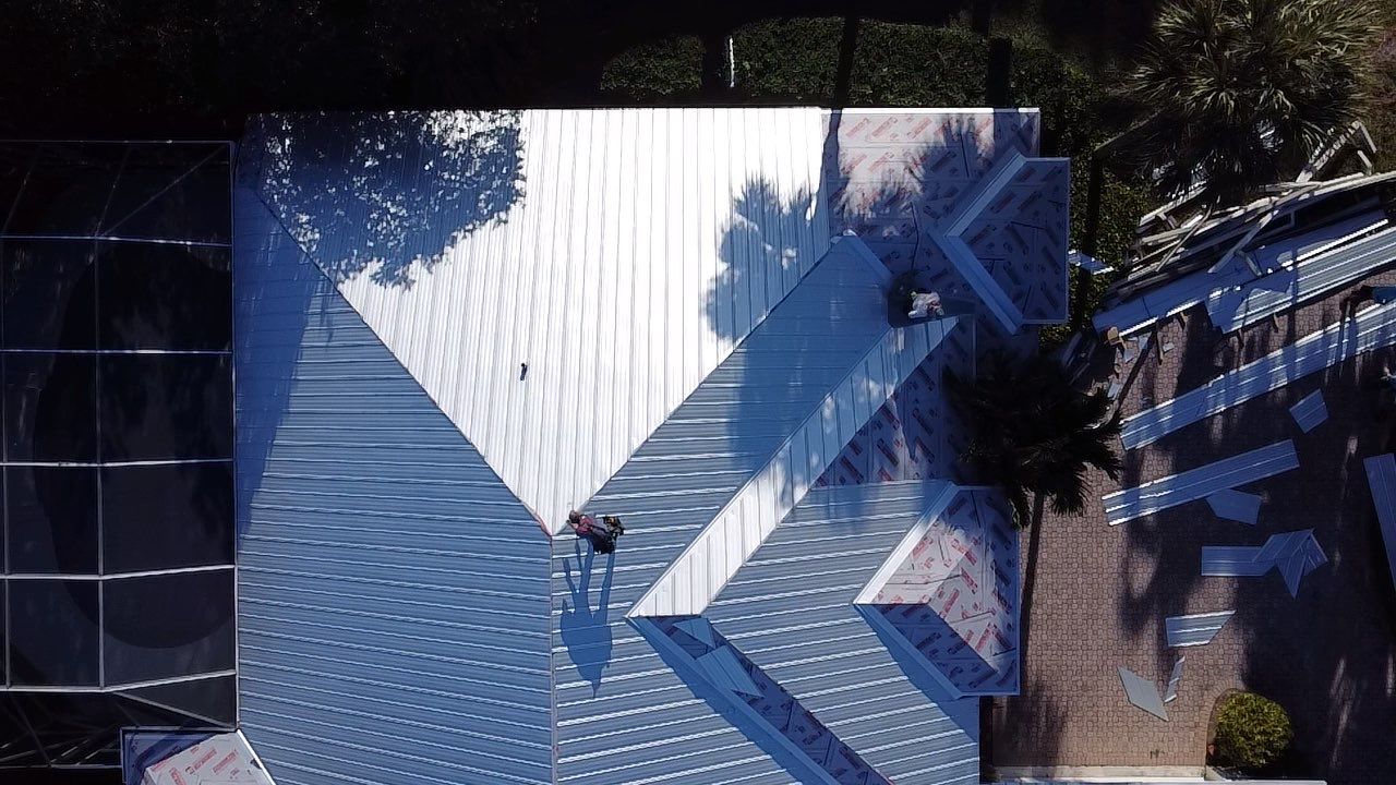 5-V Crimp Metal Roof Replacement by Sailfish Roofing