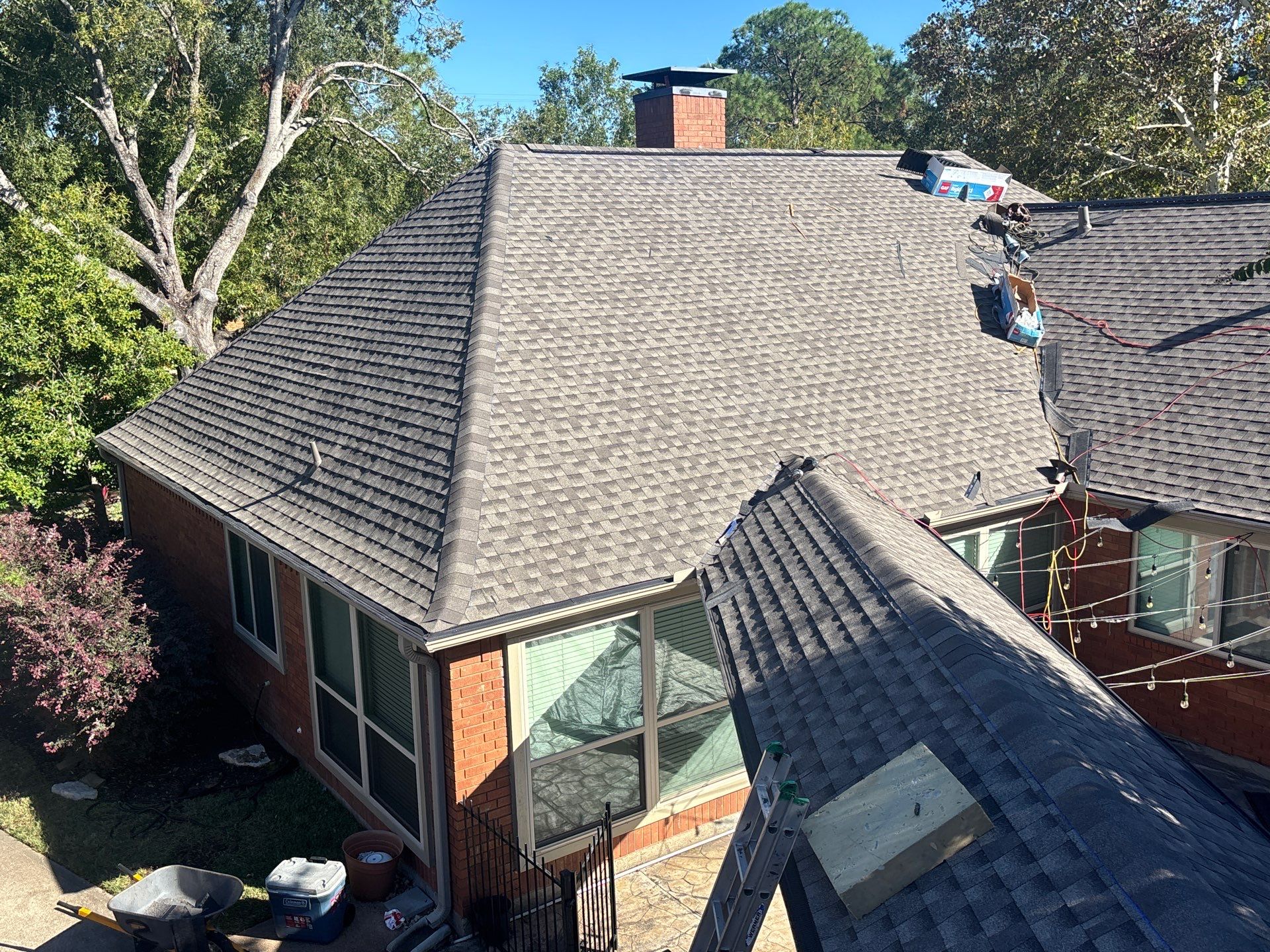 Residential Roof Replacement using GAF- Weathered Wood by Elite Roofing LLC