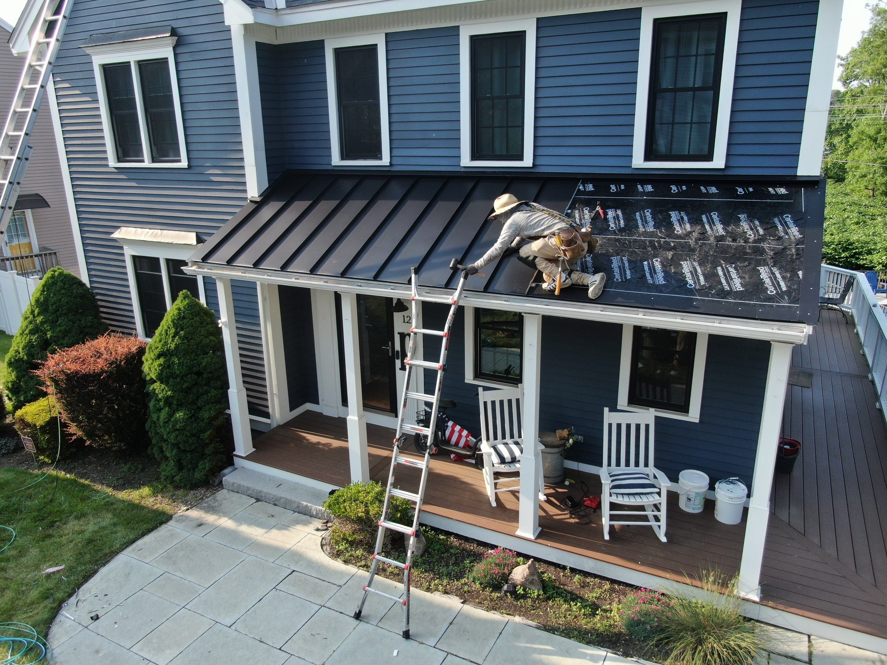 Roof Replacement in Amesbury, MA by Mighty Dog Roofing of Greater Middlesex County