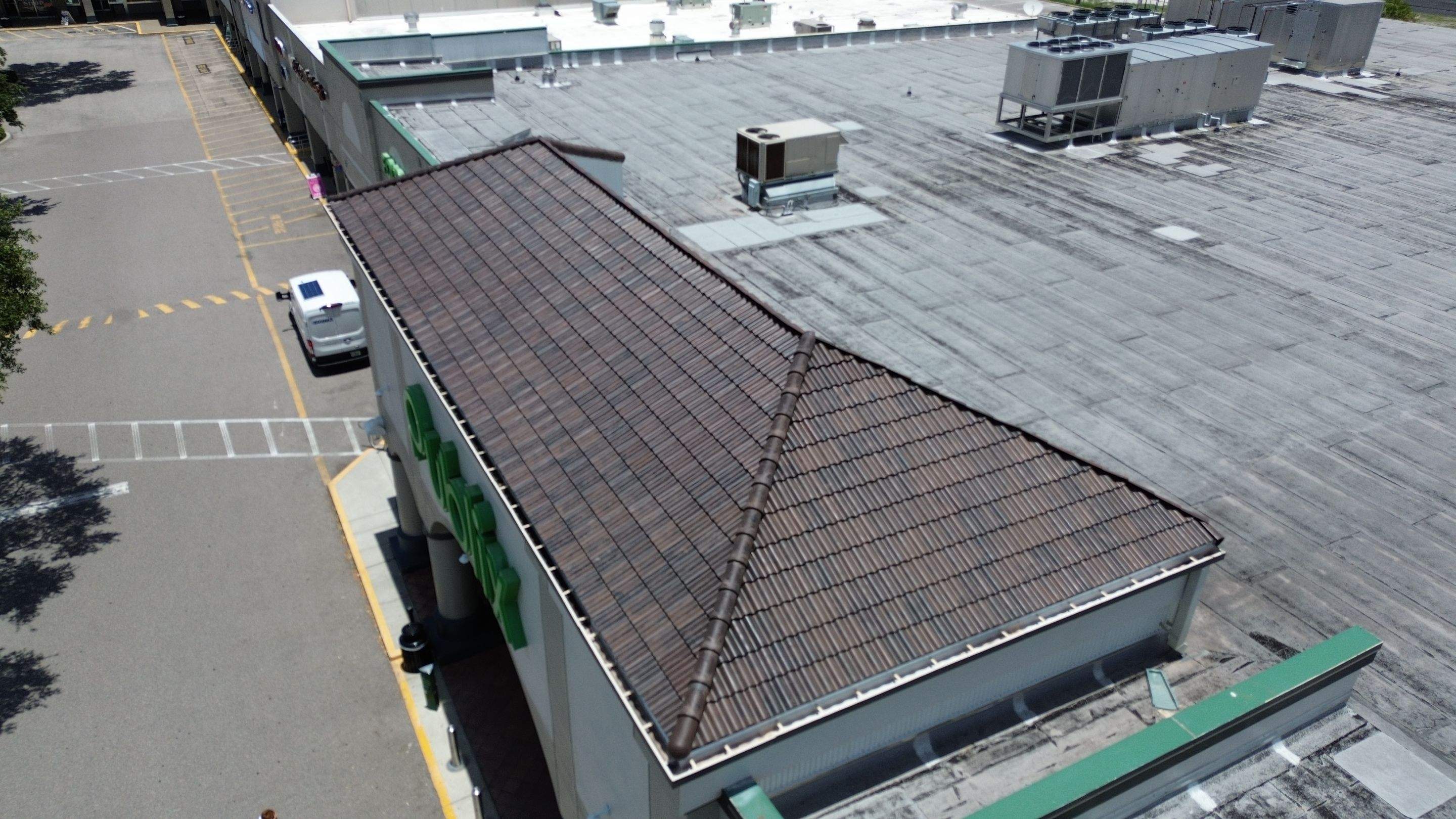 Commercial Install Brava Spanish Tile in Venice Florida by International Roofing
