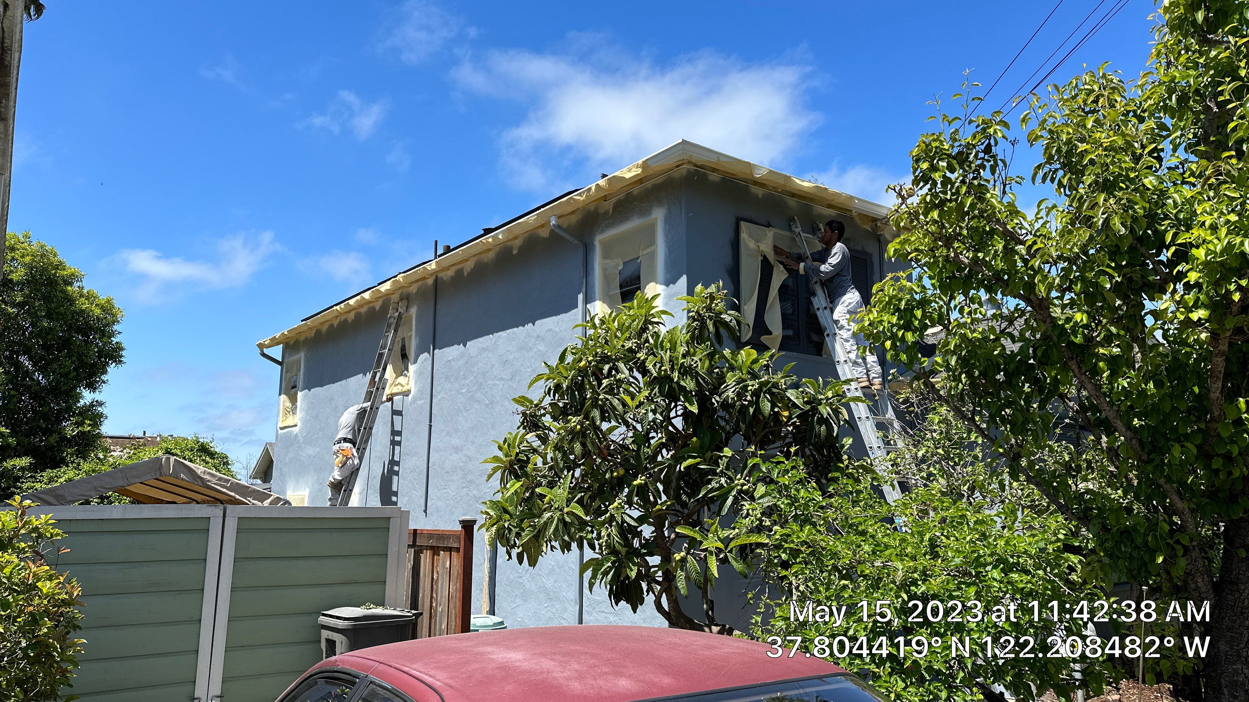 Exterior weatherproofing painting   by Herrera’s Bay Area Painting inc.