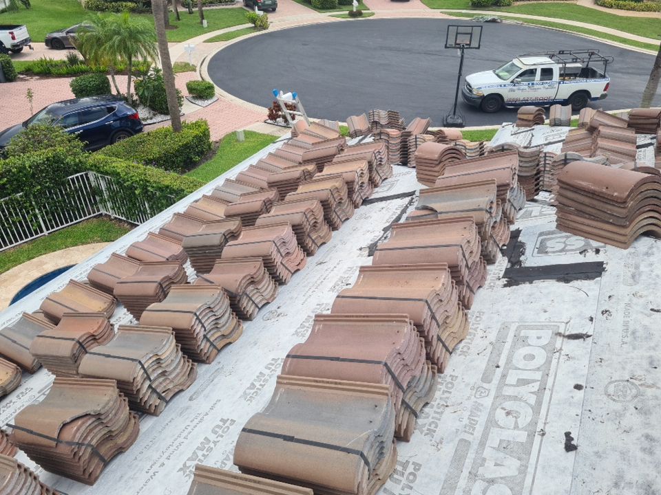 Residential Roofing Installation using Eagle Roofing Tile by BLUES BROTHERS ROOFING