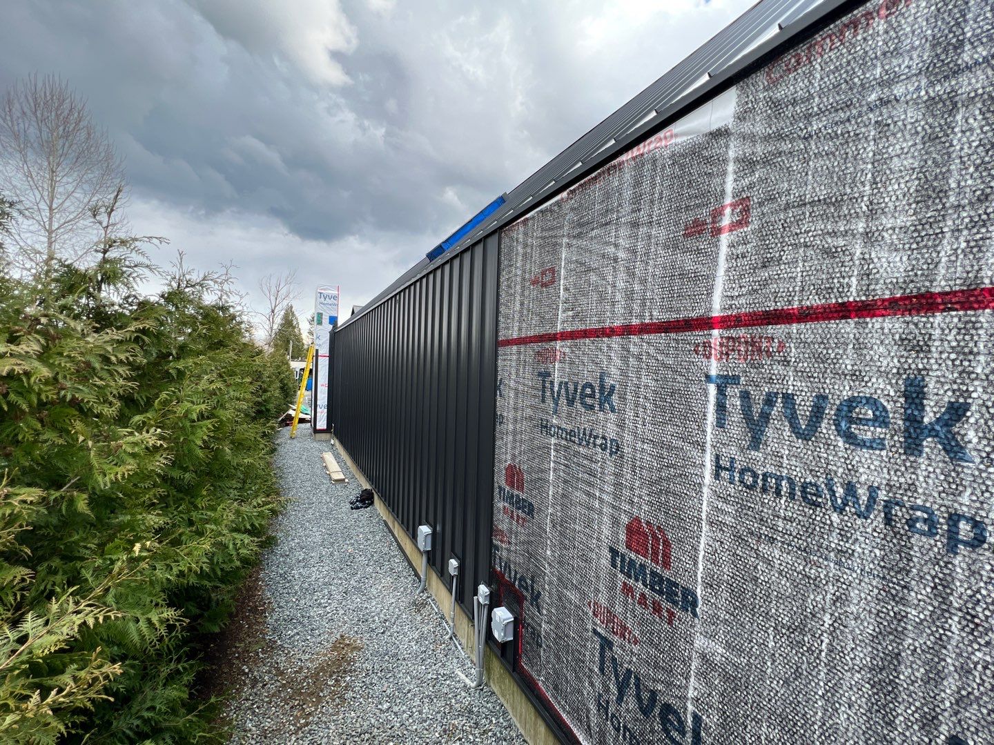 Residential Roofing and siding Installation using 12" Prolok metal  by Top Notch Roofing Inc