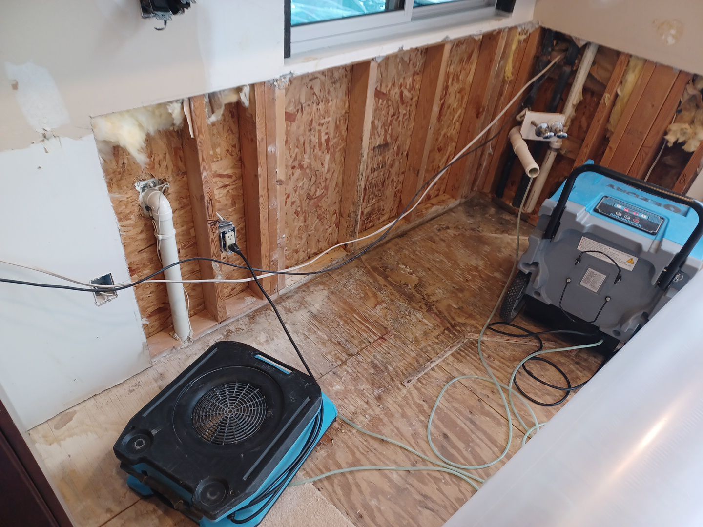 Project in West Bloomfield by EzDry Water Mitigation & Property Restoration