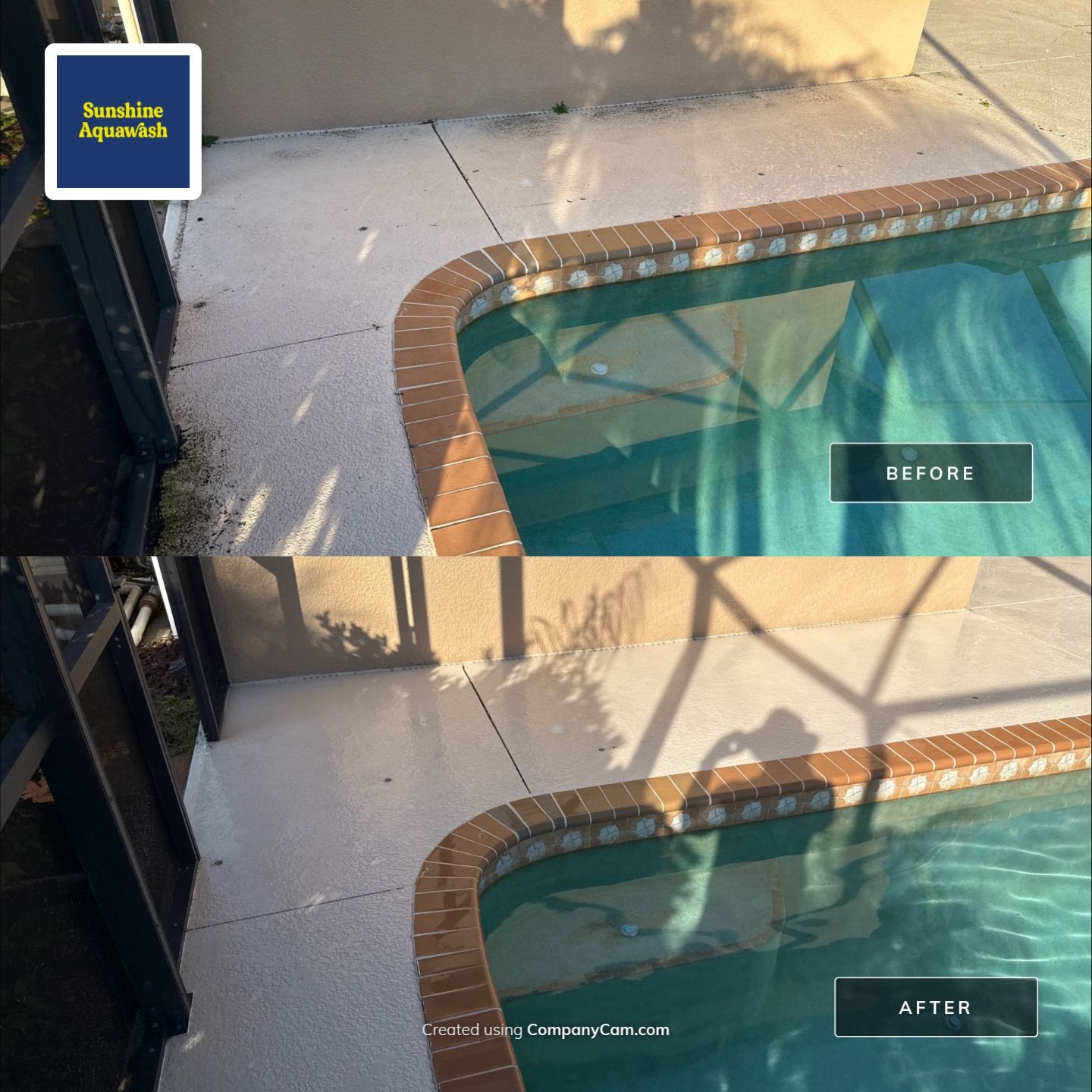 Driveway, Pool Deck & Lanai Cleaning – Heritage Harbour Golf Club, Bradenton, FL by Sunshine AquaWash