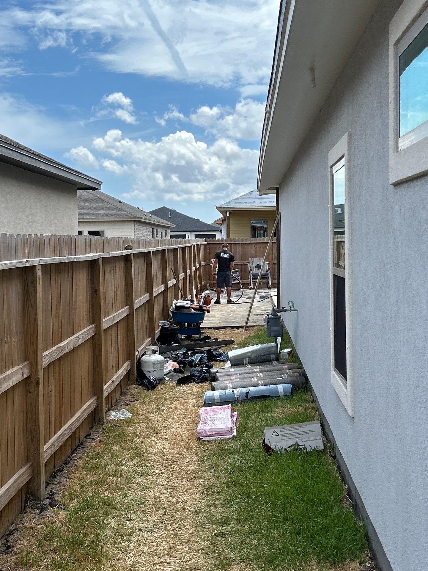 Patio Pool Cover by Bayfront Roofing and Construction