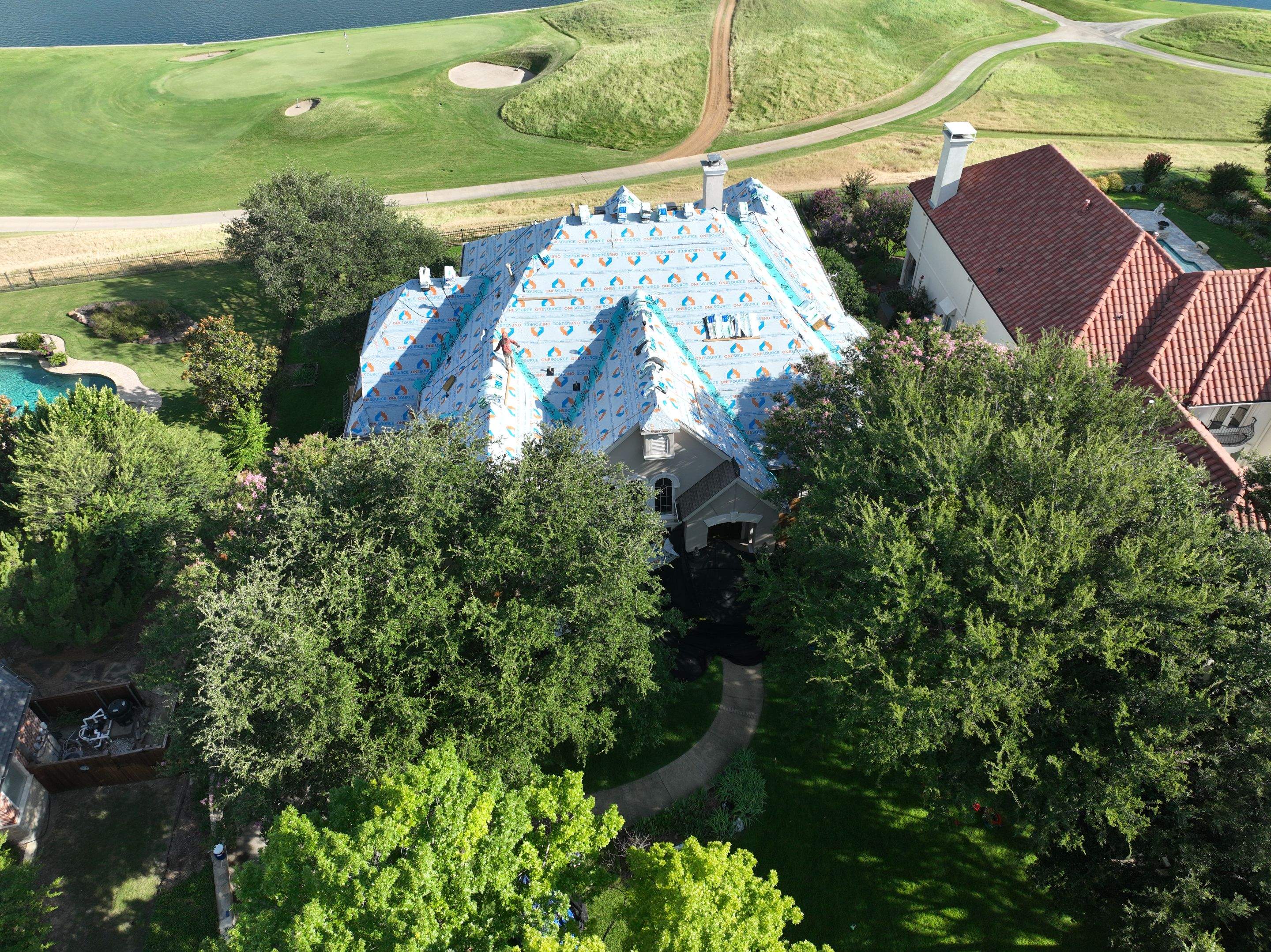 Residential Roofing Installation using Malarkey Vista Black Oak by OneSource Roofing and Restoration