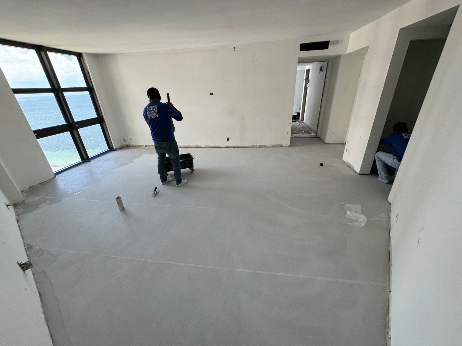 Microtopping on Key Biscayne Apartment by Seamless Surfaces