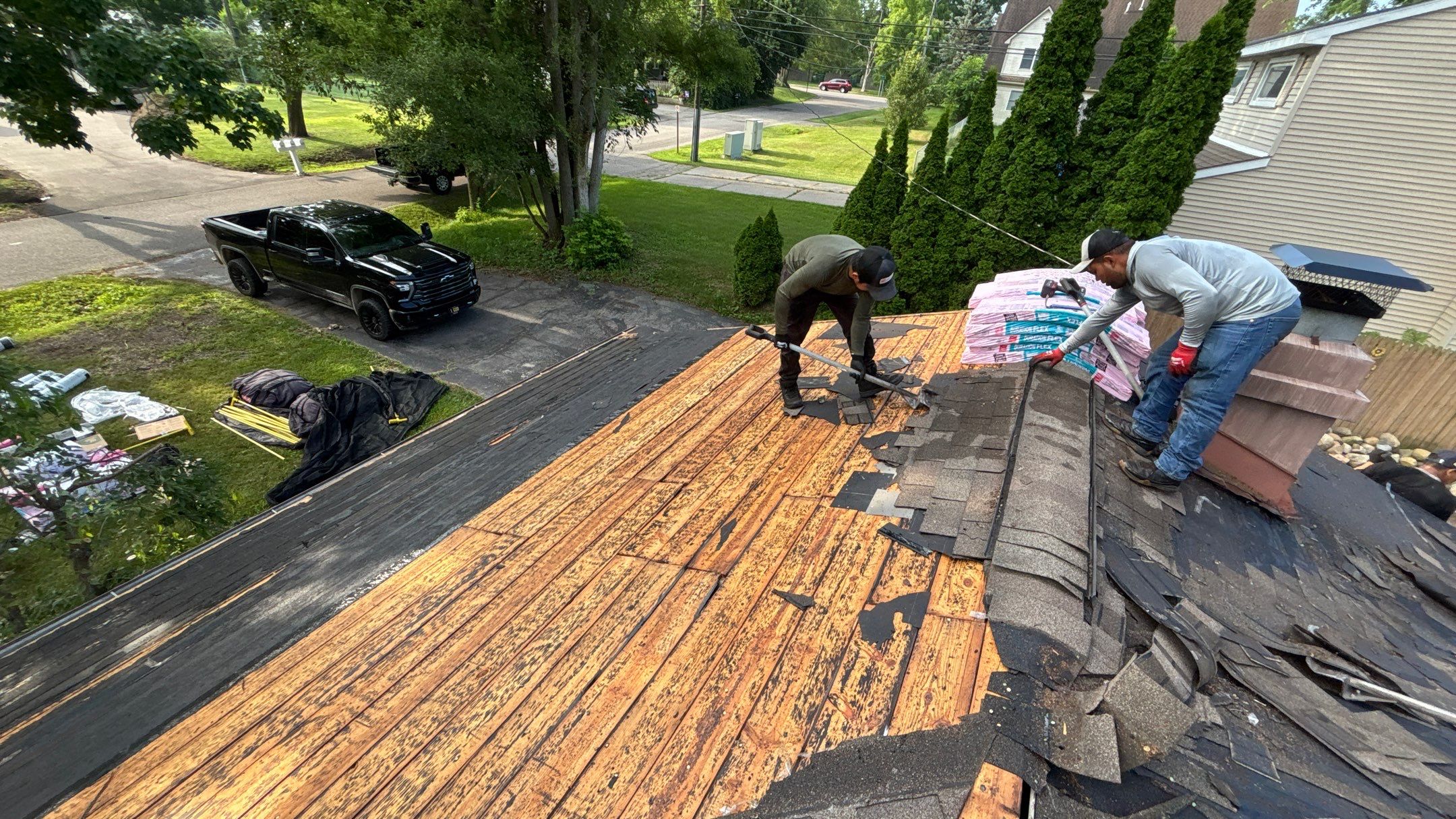 Roof Replacement using Owens Corning Summer Harvest by 180 Contractors