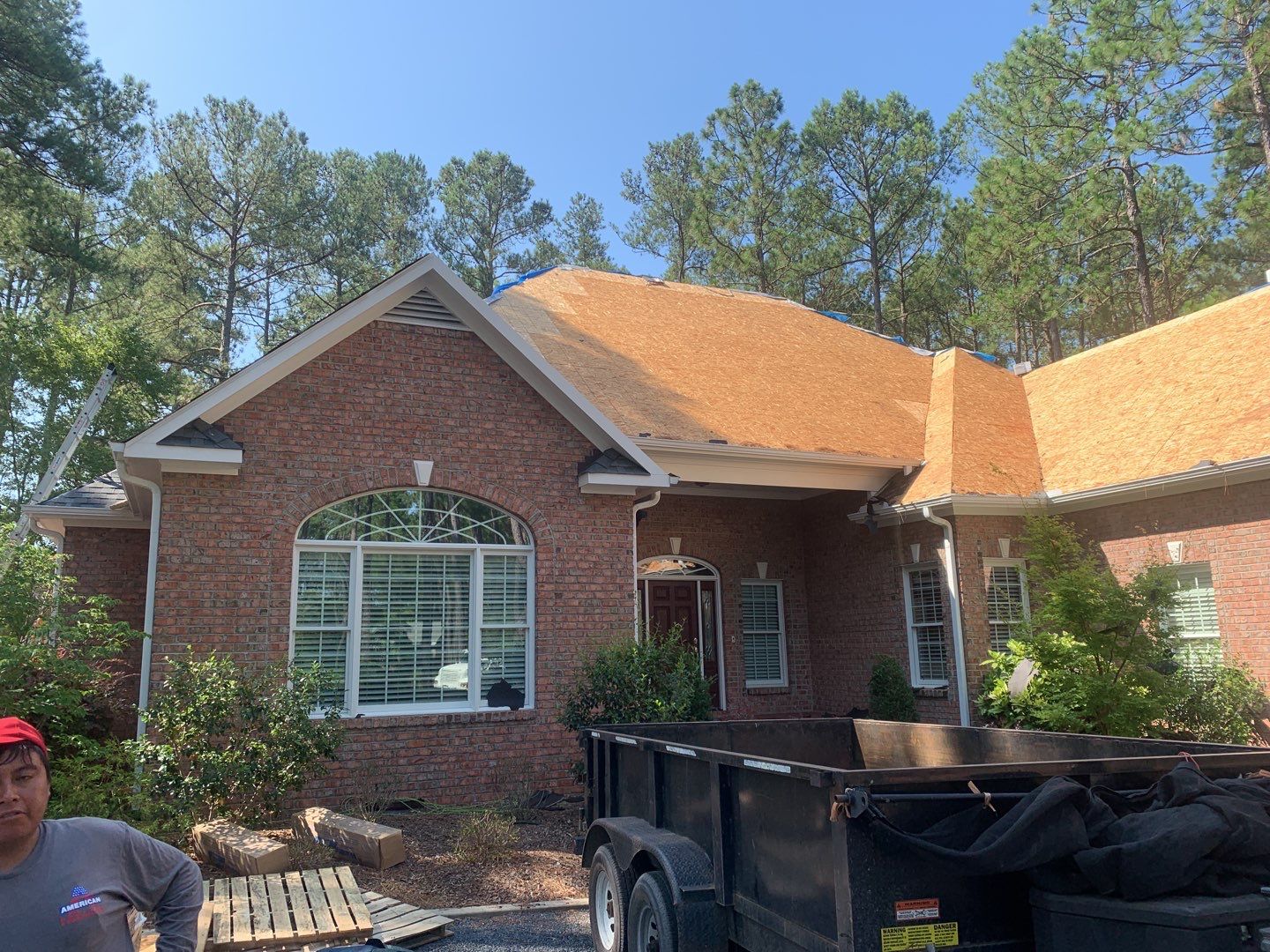 Hail Damaged Inspection / Repair / Re roof by American Roofing NC