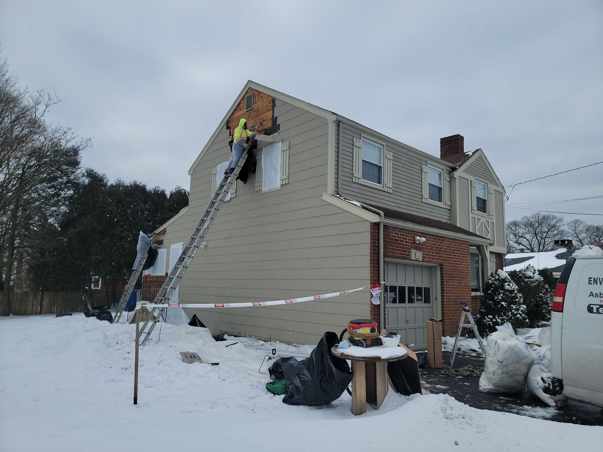 James Hardie siding, new metal roof and couple windows being installed. by UBrothers Construction