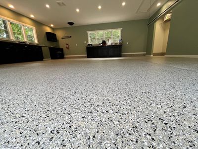 Cabin Fever Flake Garage Floor 