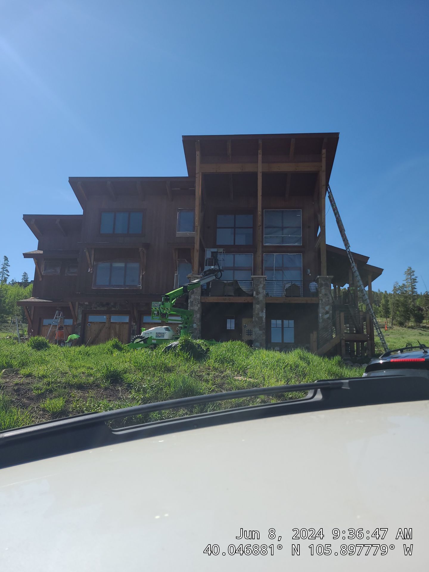 Exterior Painting Using Stain by Wheatley Creek Services
