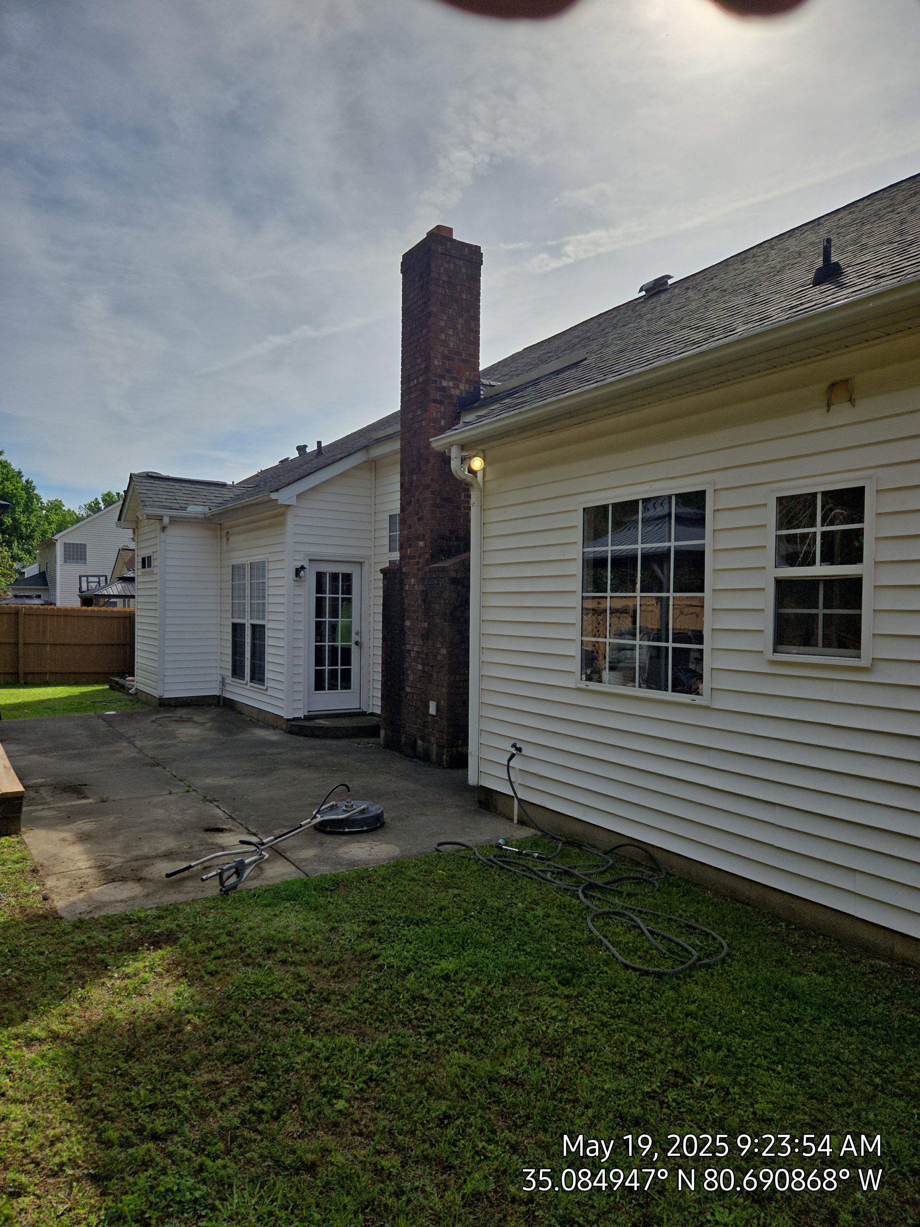 House Wash using cleaner by Power Wash Masters LLC