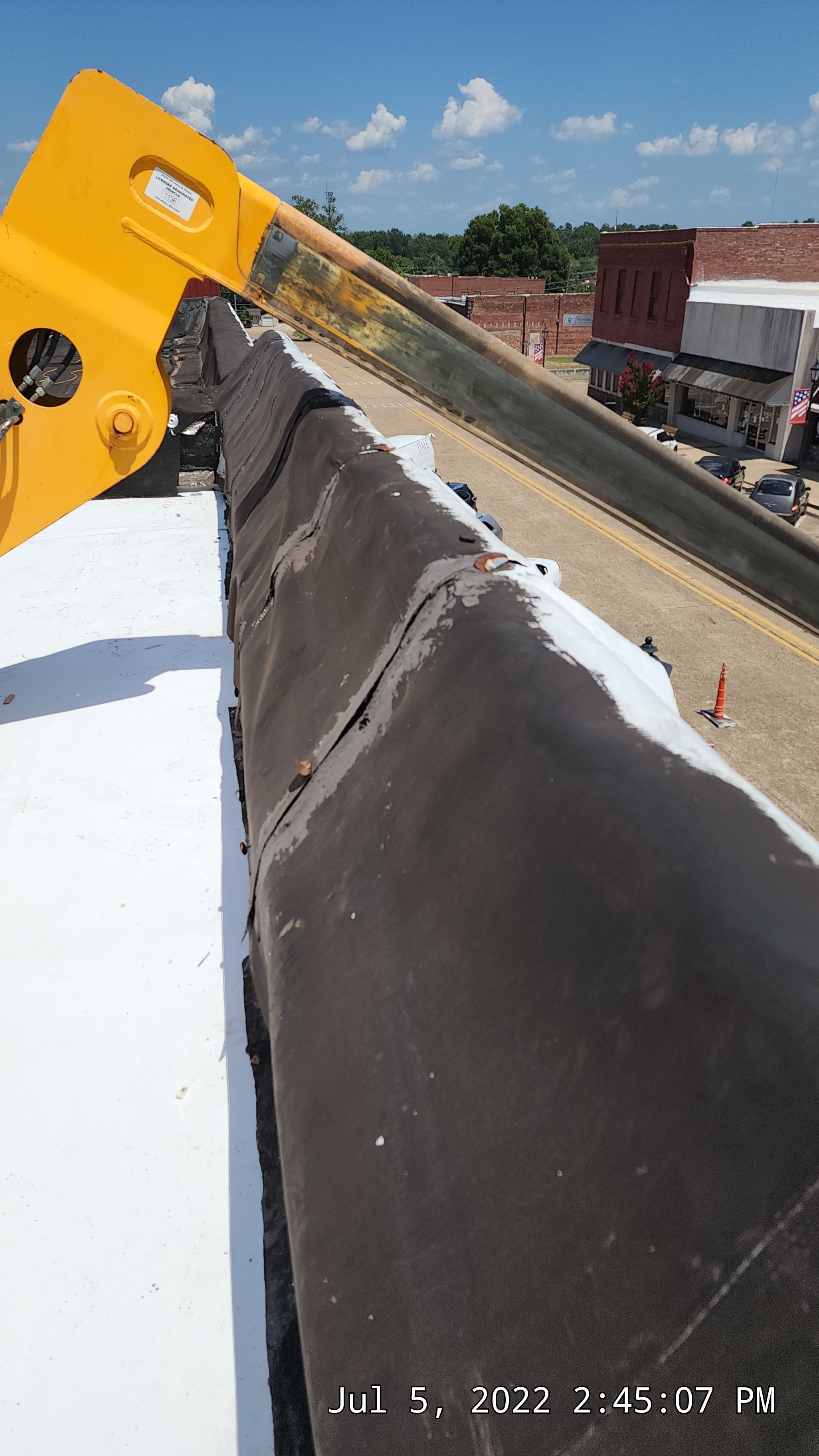 Commercial Roofing Installation in DeQueen, AR, using 50 mil PVC by Hostetler Roofing