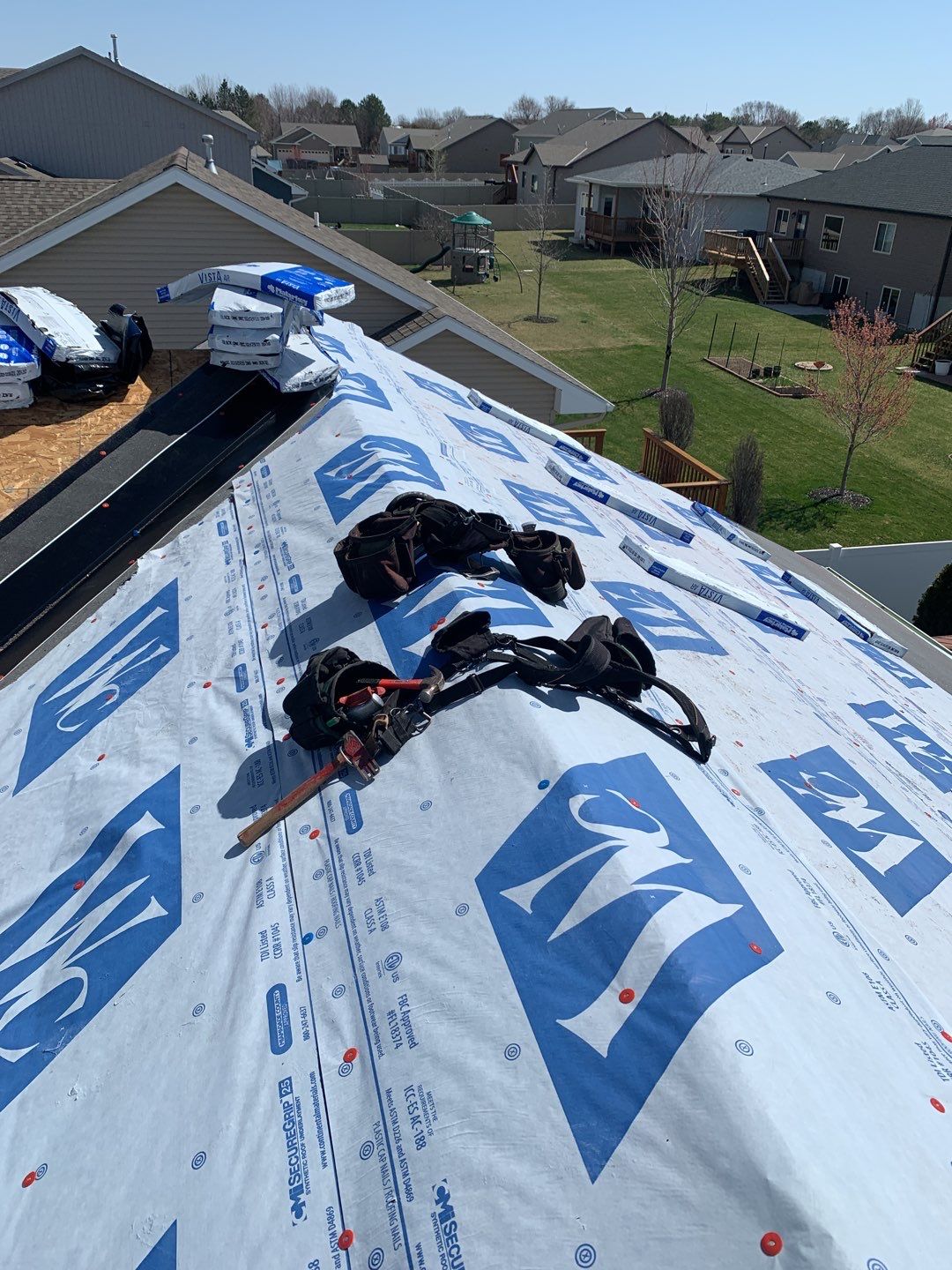 Residential Re-roof by White Castle Roofing