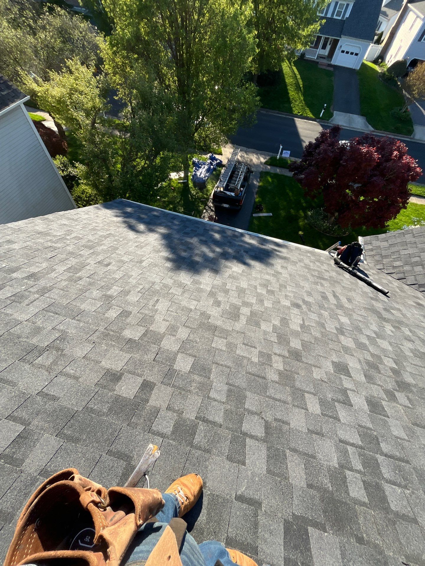 Vienna: CertainTeed Landmark Pro Designer Shingles in Max Def Moire Black by RM Banning, Inc.