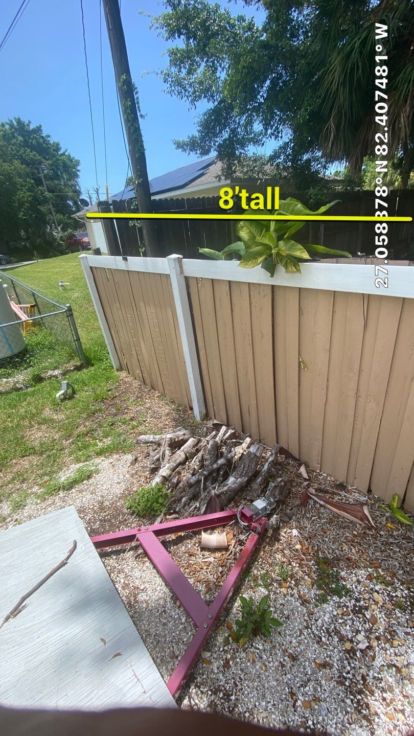 Venice, FL 6ft. Tall White Vinyl Privacy Fence  by Asap fence and gates, LLC