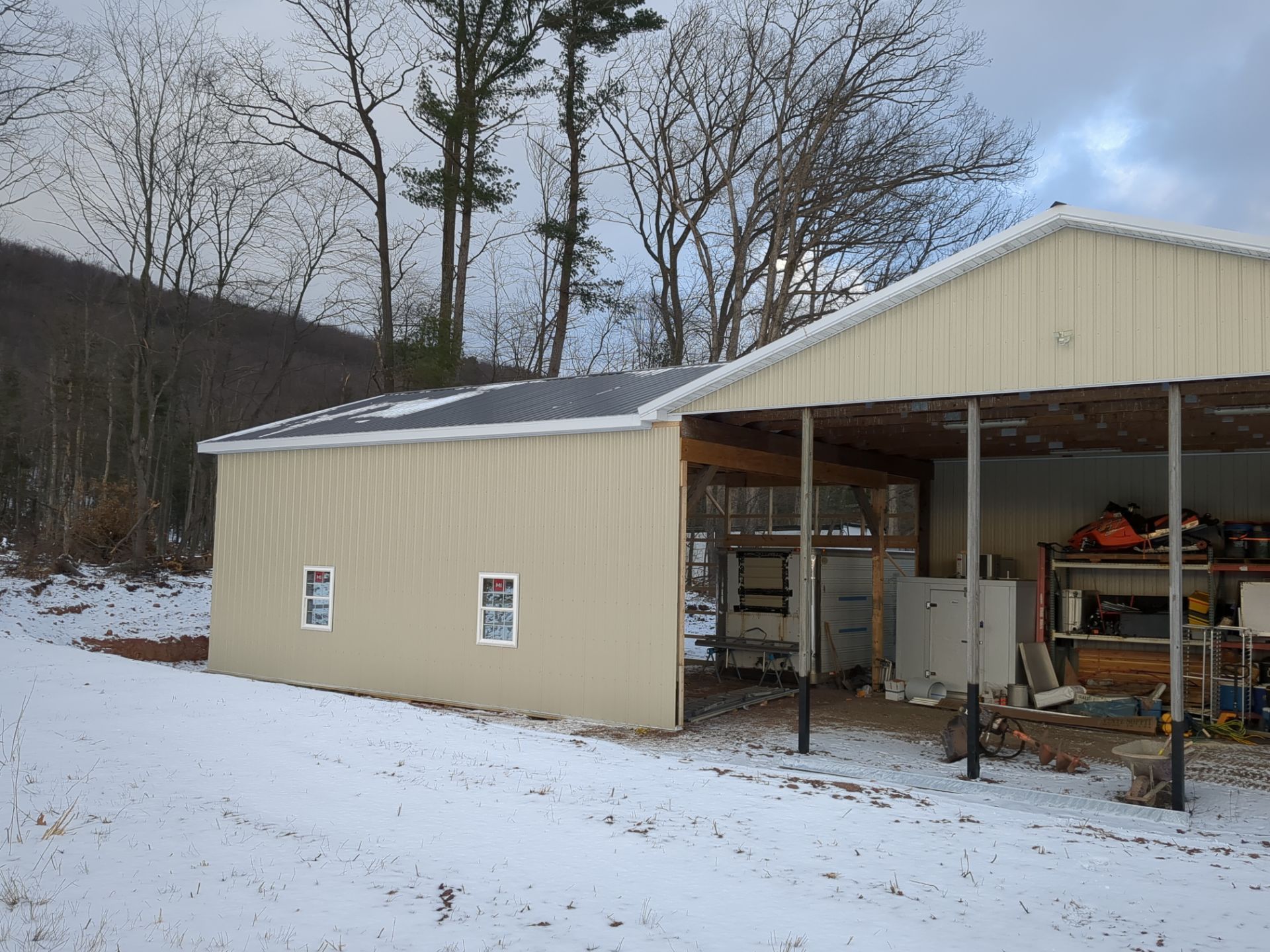 Pole Barn addittion by Esh Builders