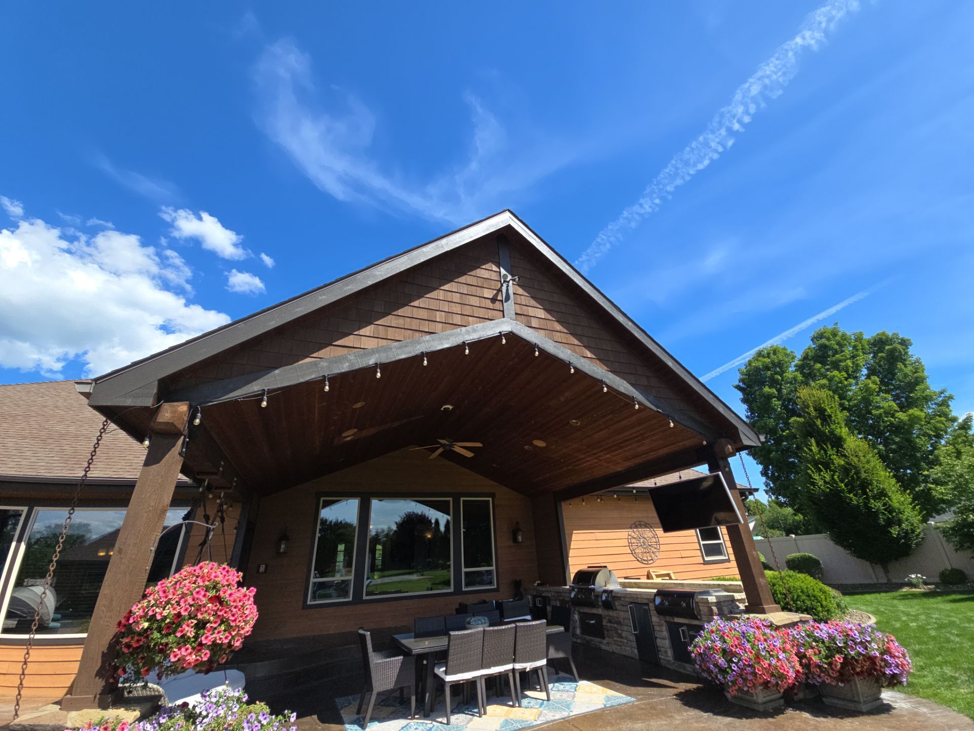 Residential Restain In Dalton Gardens by Coeur D Alene Painting Group