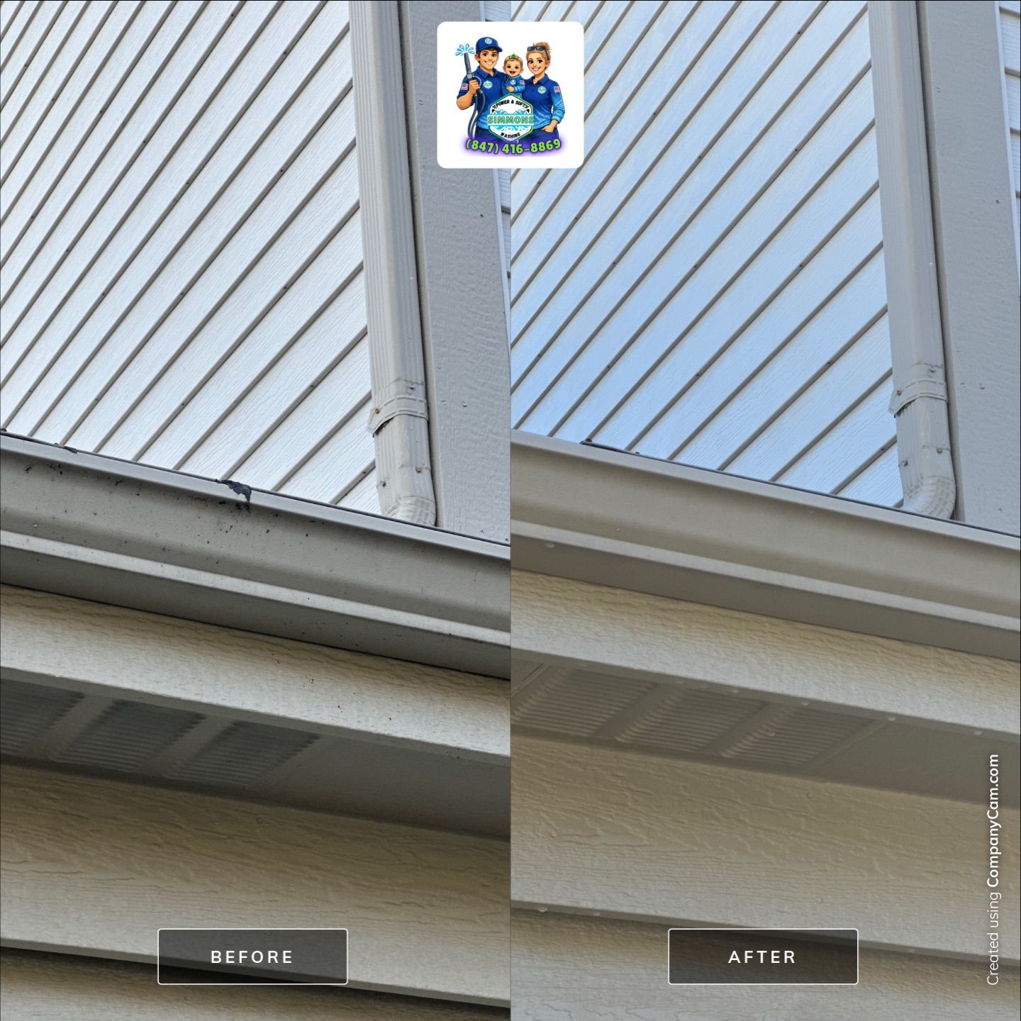 Project in Mundelein by Simmons Power & Soft Washing