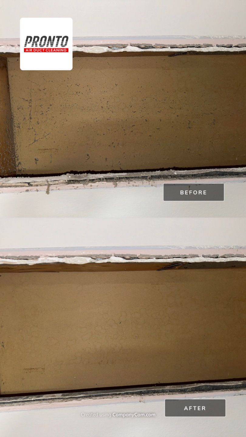 Air duct cleaning using Hypervac by Pronto Air Duct Cleaning