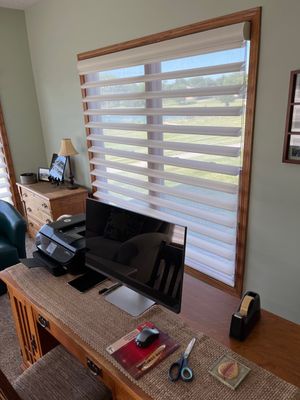 Residential Window Coverings using Pirouette Window Shadings by Hunter Douglas