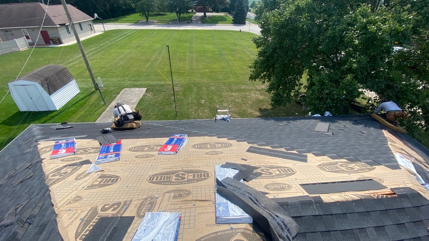 Residential Roofing Installation using GAF Timberline HDZ Charcoal by Nitro Roofing and Construction