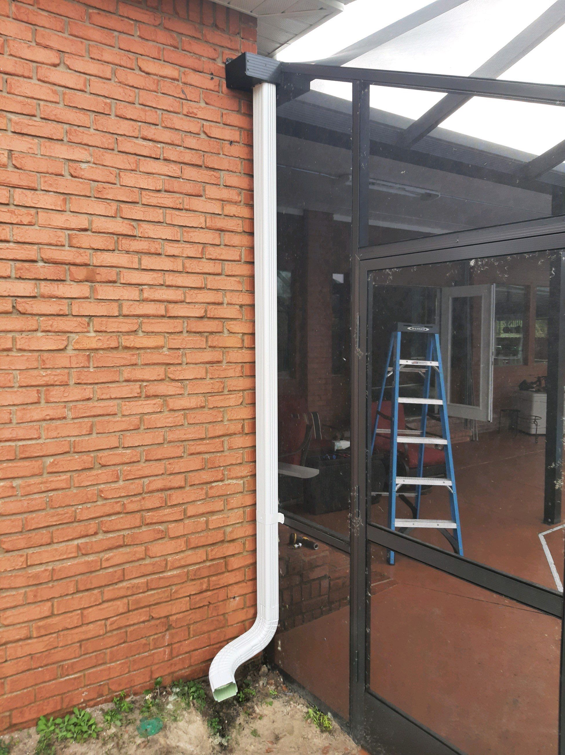 Gutter Installation using K-Style Seamless Gutters by Gutter Professors