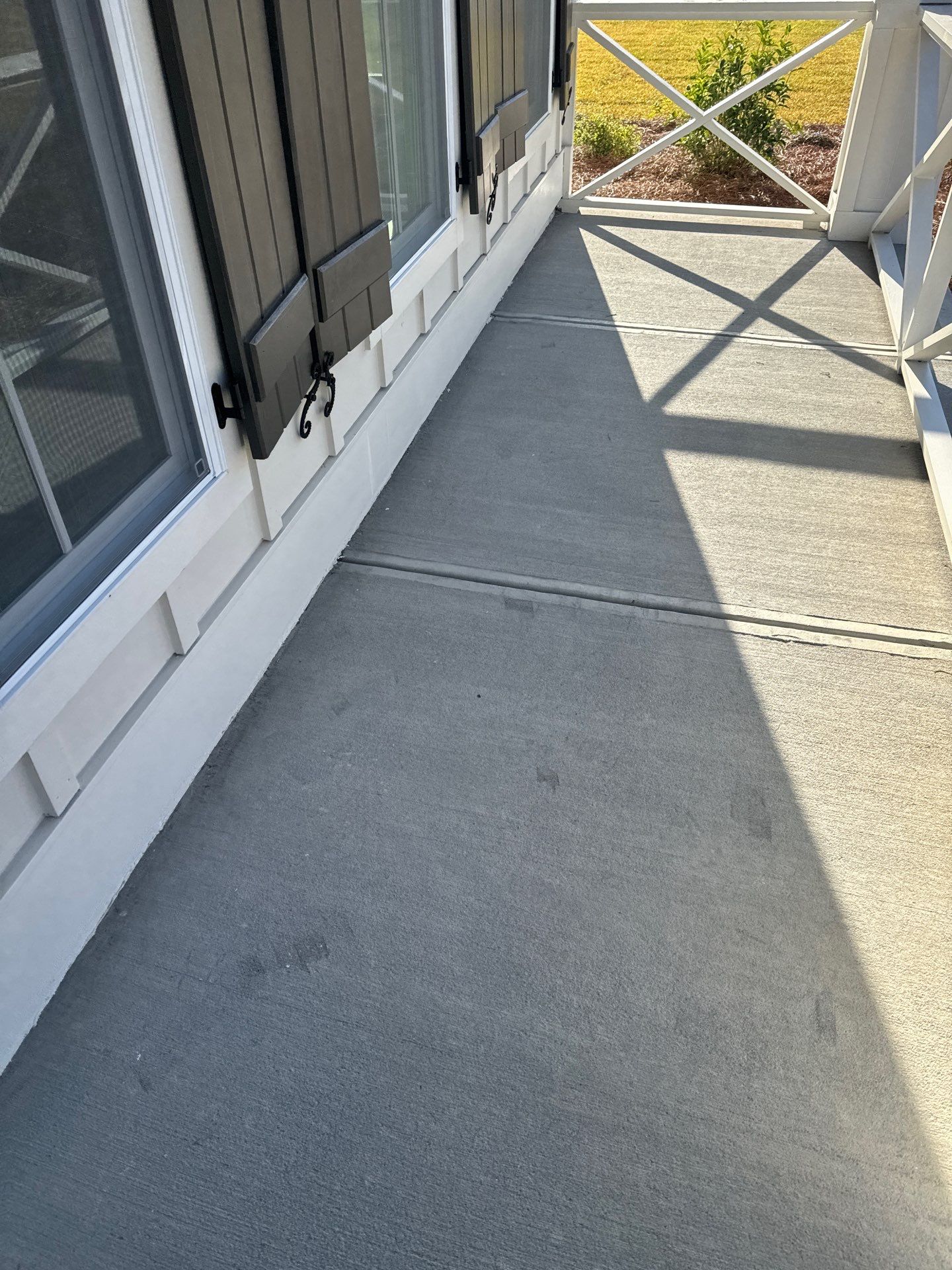 New Concrete Porch and Entryway Installation in Bloomingdale by Lowcountry Scapes, LLC