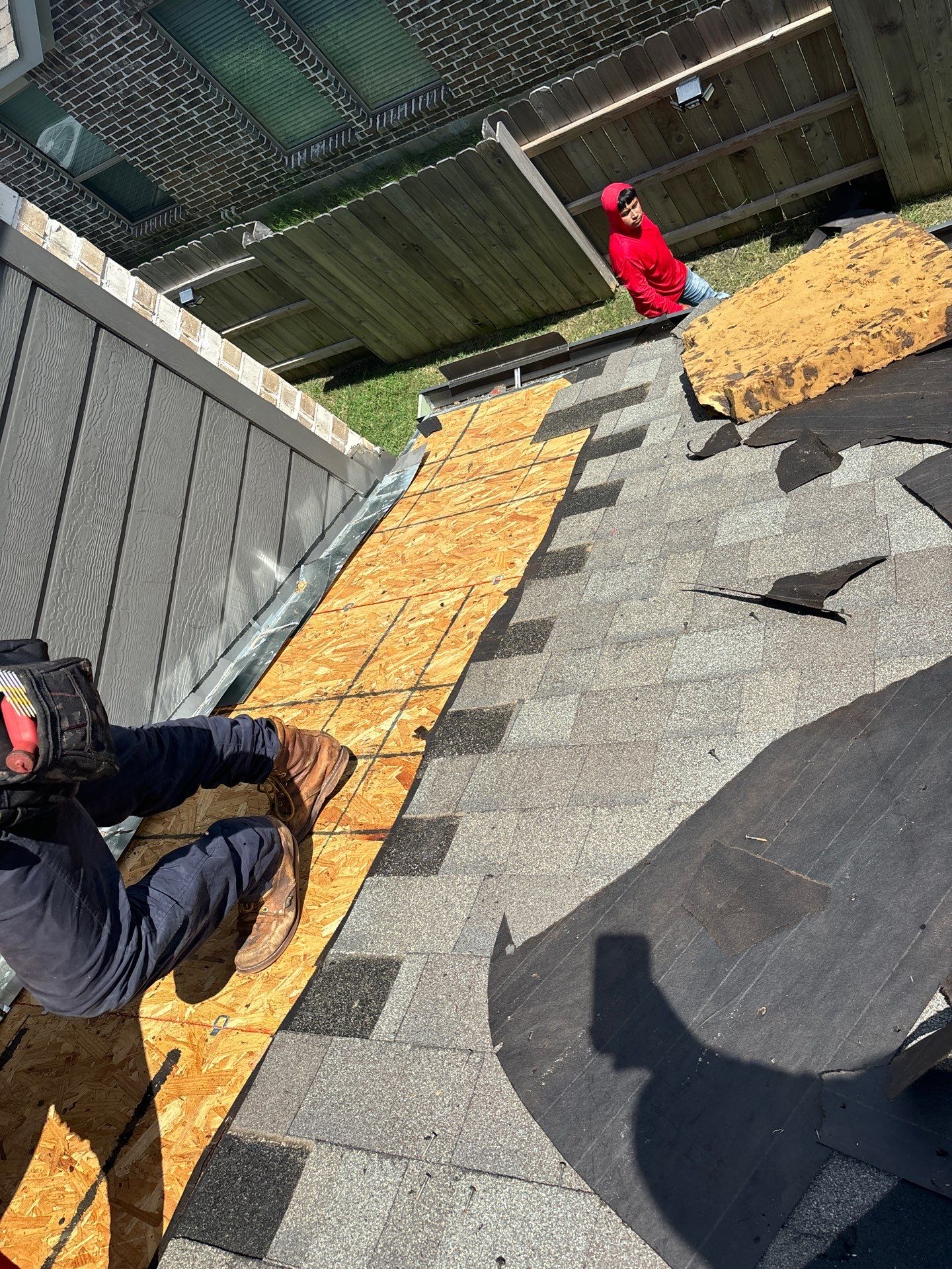 Hail Damage using Owen's Corning Duration (Lifetime) Shingles by Roof Repair Services LLC