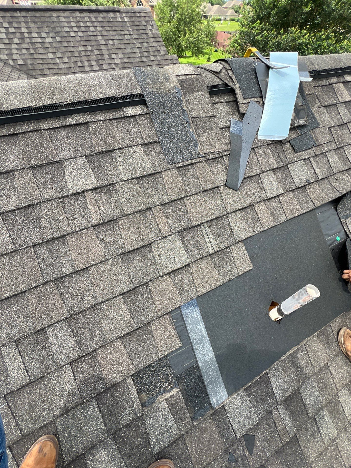 Hail Damage using Owen's Corning Duration (Lifetime) Shingles by Roof Repair Company
