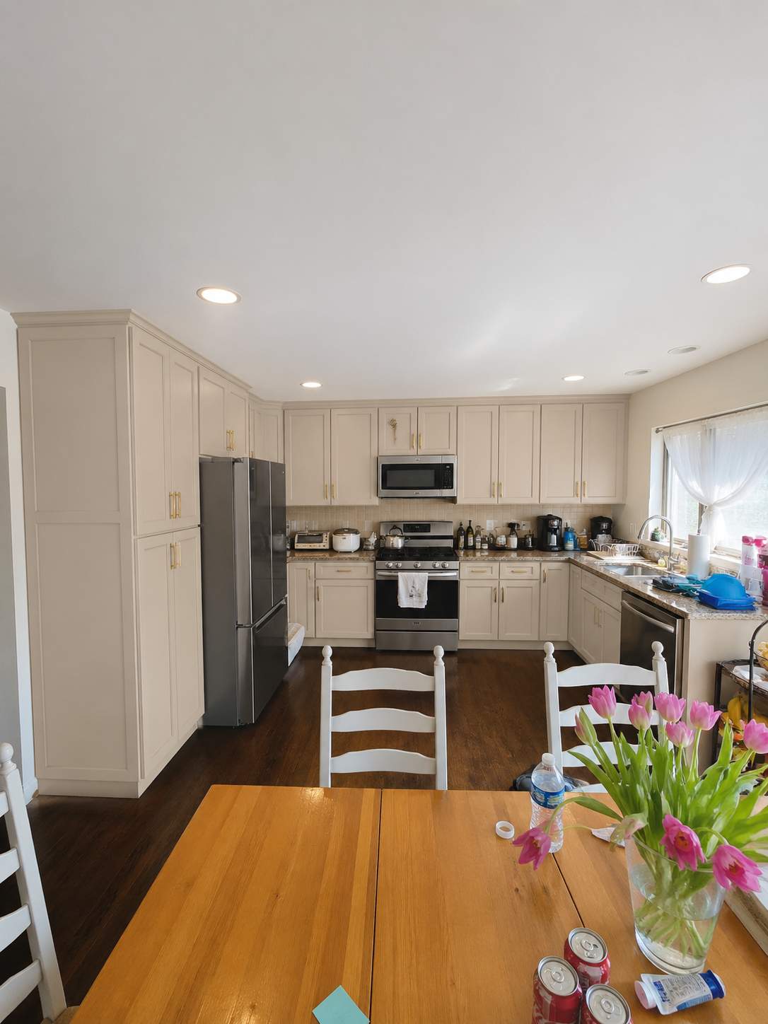 Kitchen Cabinet Refinishing and Granite Countertop Update in Troy by Top Shelf Painter