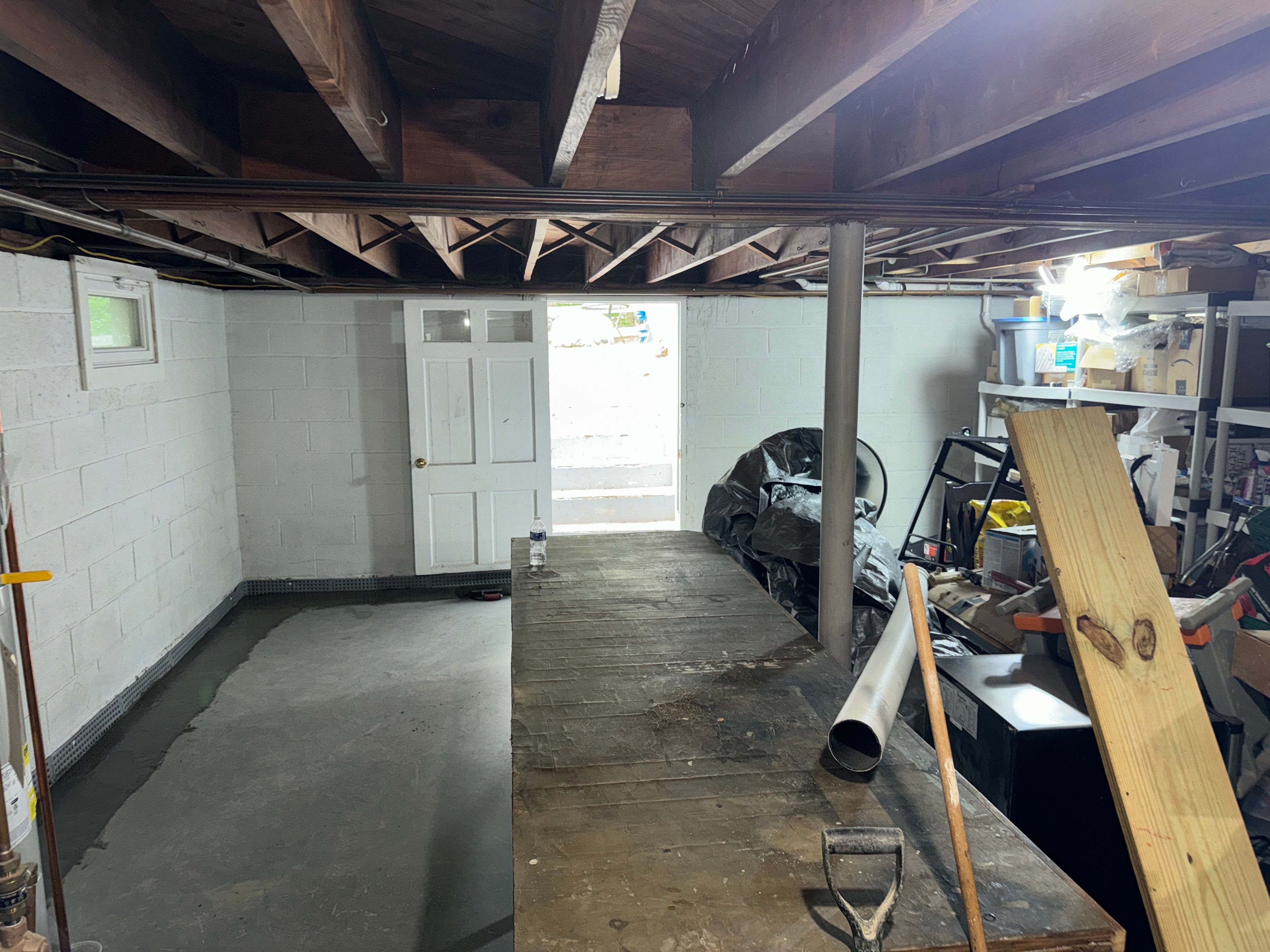 Interior French Drain Boonton NJ by Pure Service Pro, LLC 