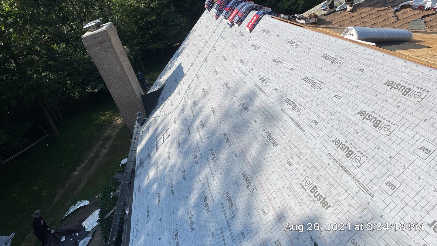 Roof Replacement using GAF Timberline HDZ by American Home Contractors